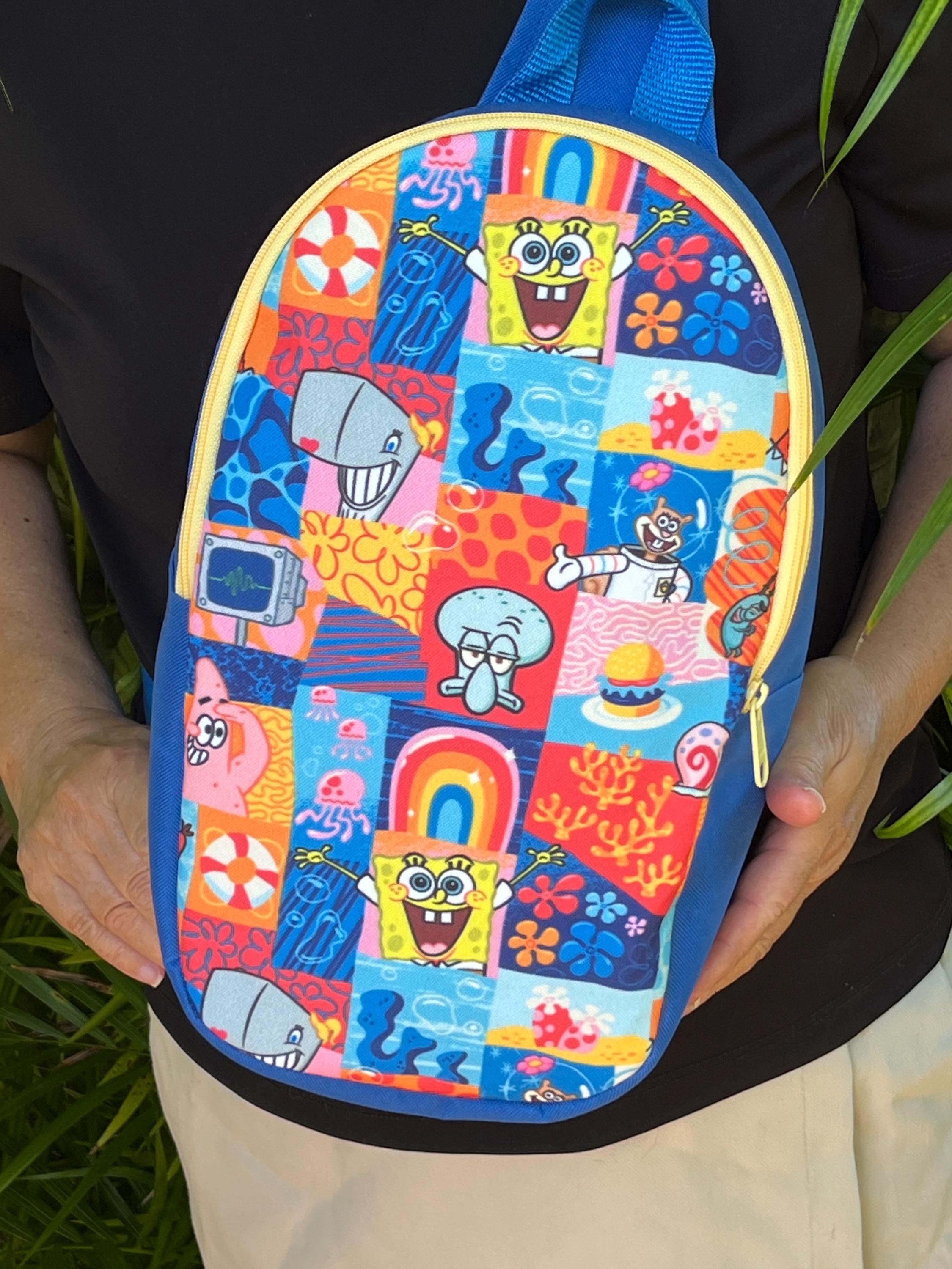 Coral Reef Cartoon Bullet Sling-pack Backpack