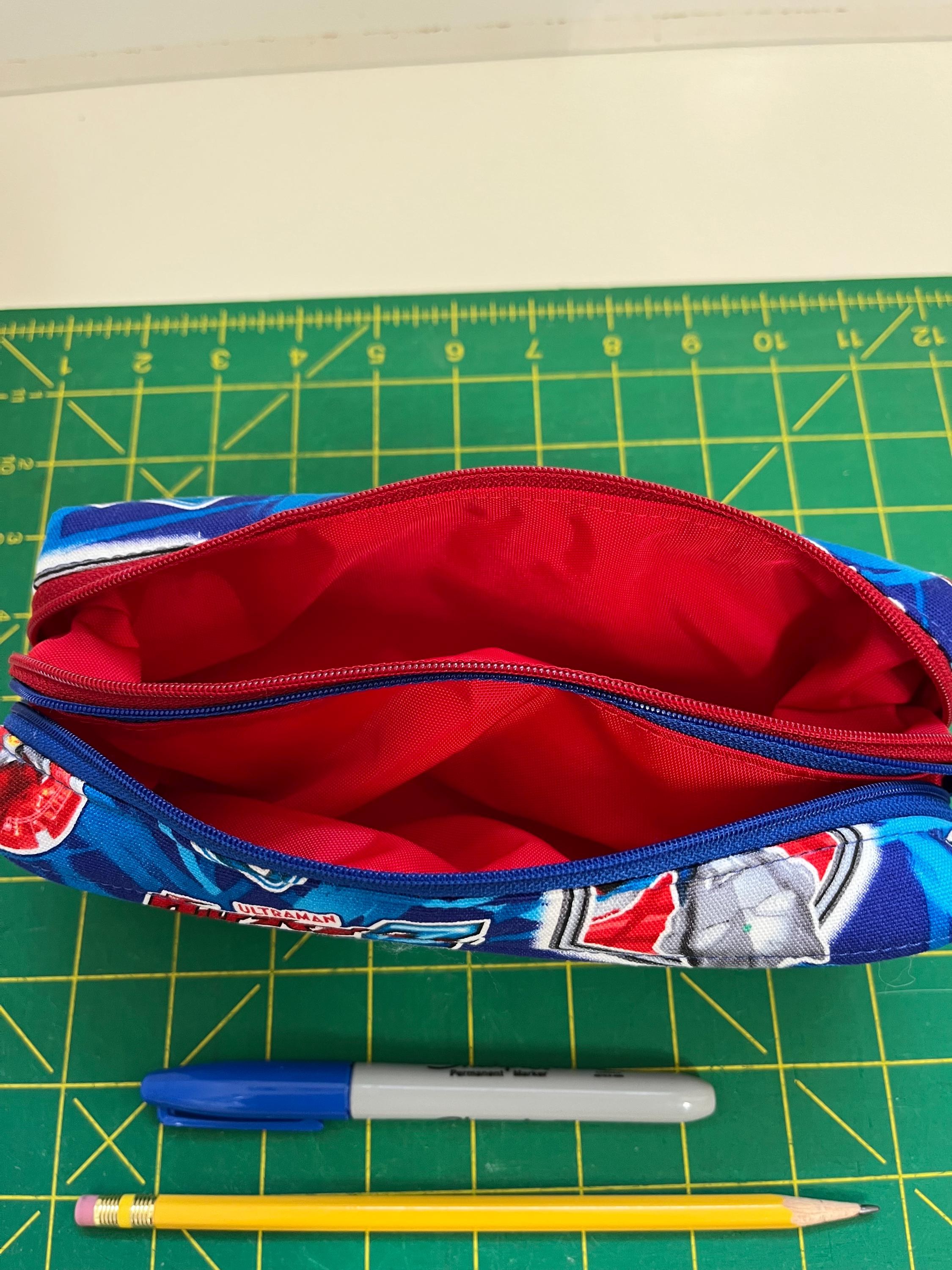 Ultraman Double Zip Pencil Case, view 4