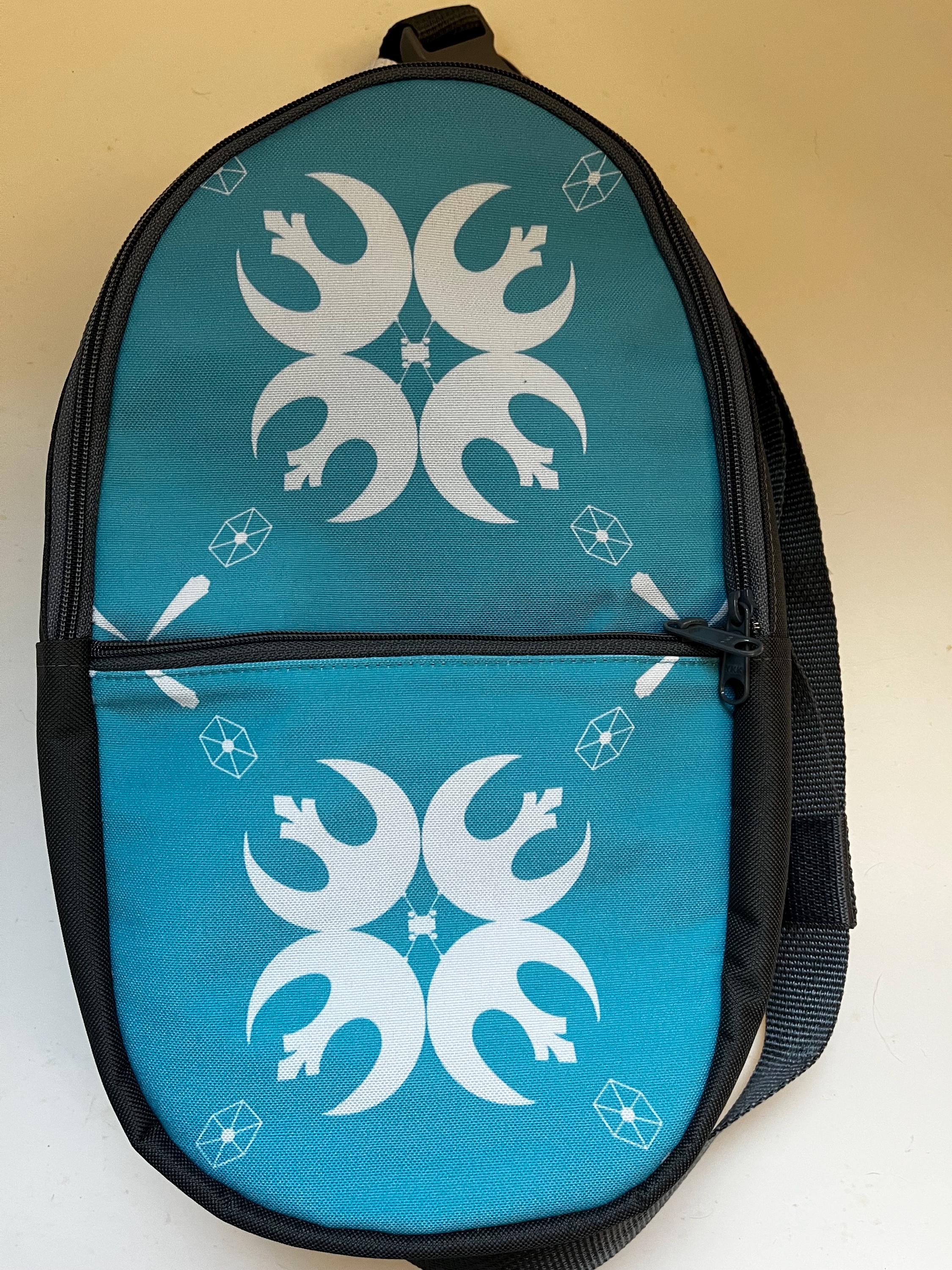 Blue Jedi Emblems Bullet Sling-pack Backpack, view 2