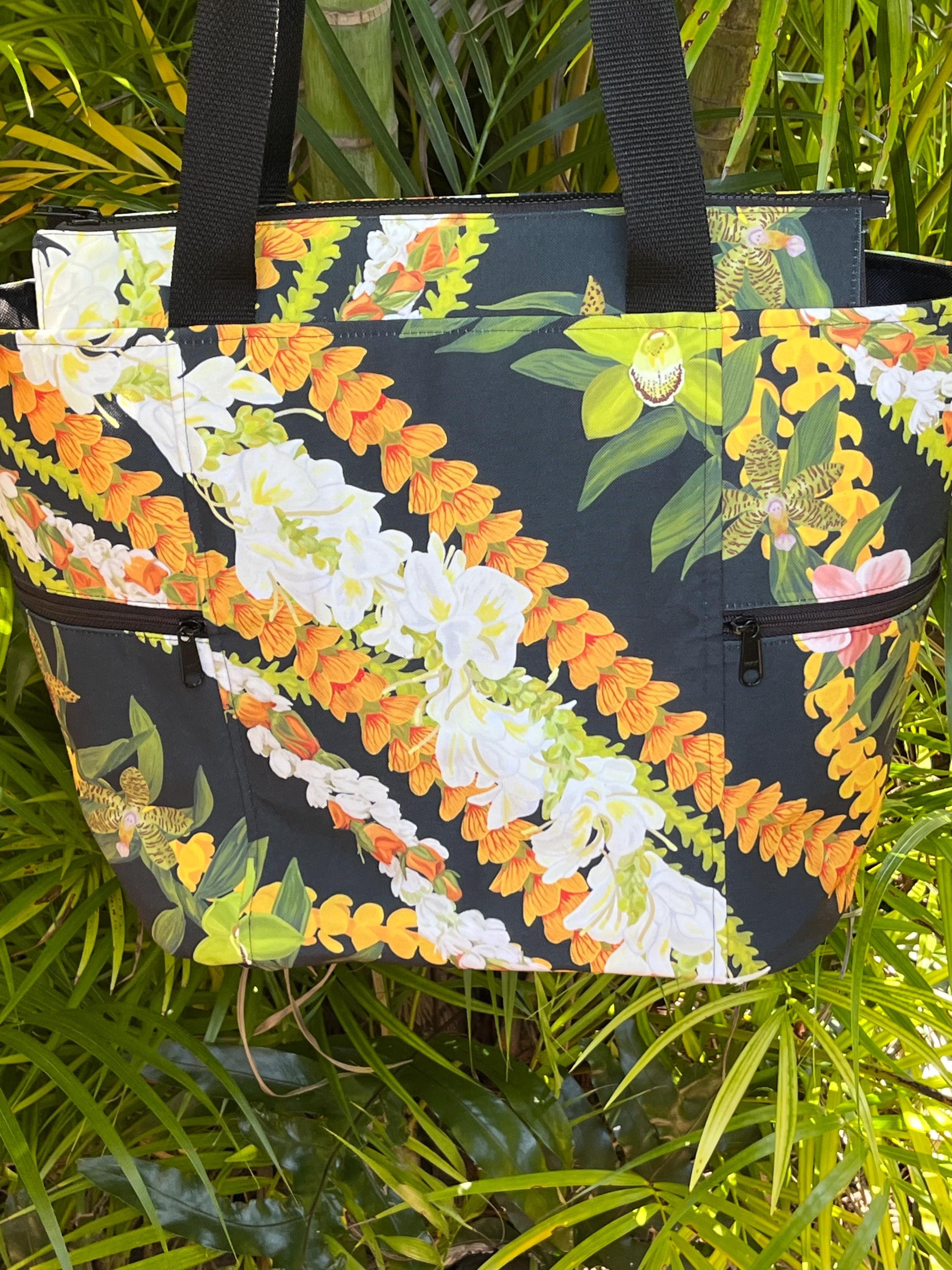 Every Occasion Lei Washable Tote Shopping Bag, view 8