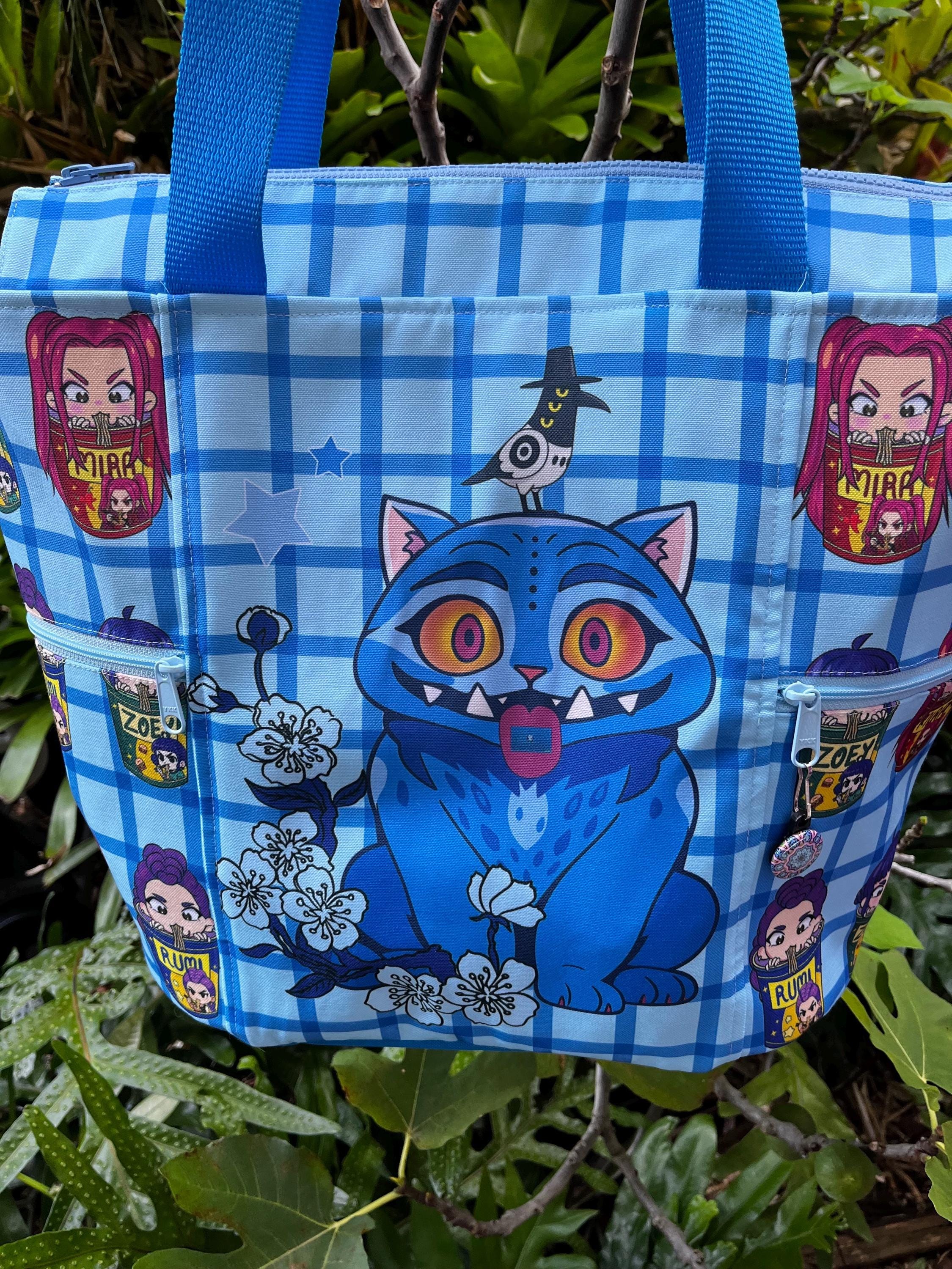 Derpy Tiger KPop Washable Tote Shopping Bag