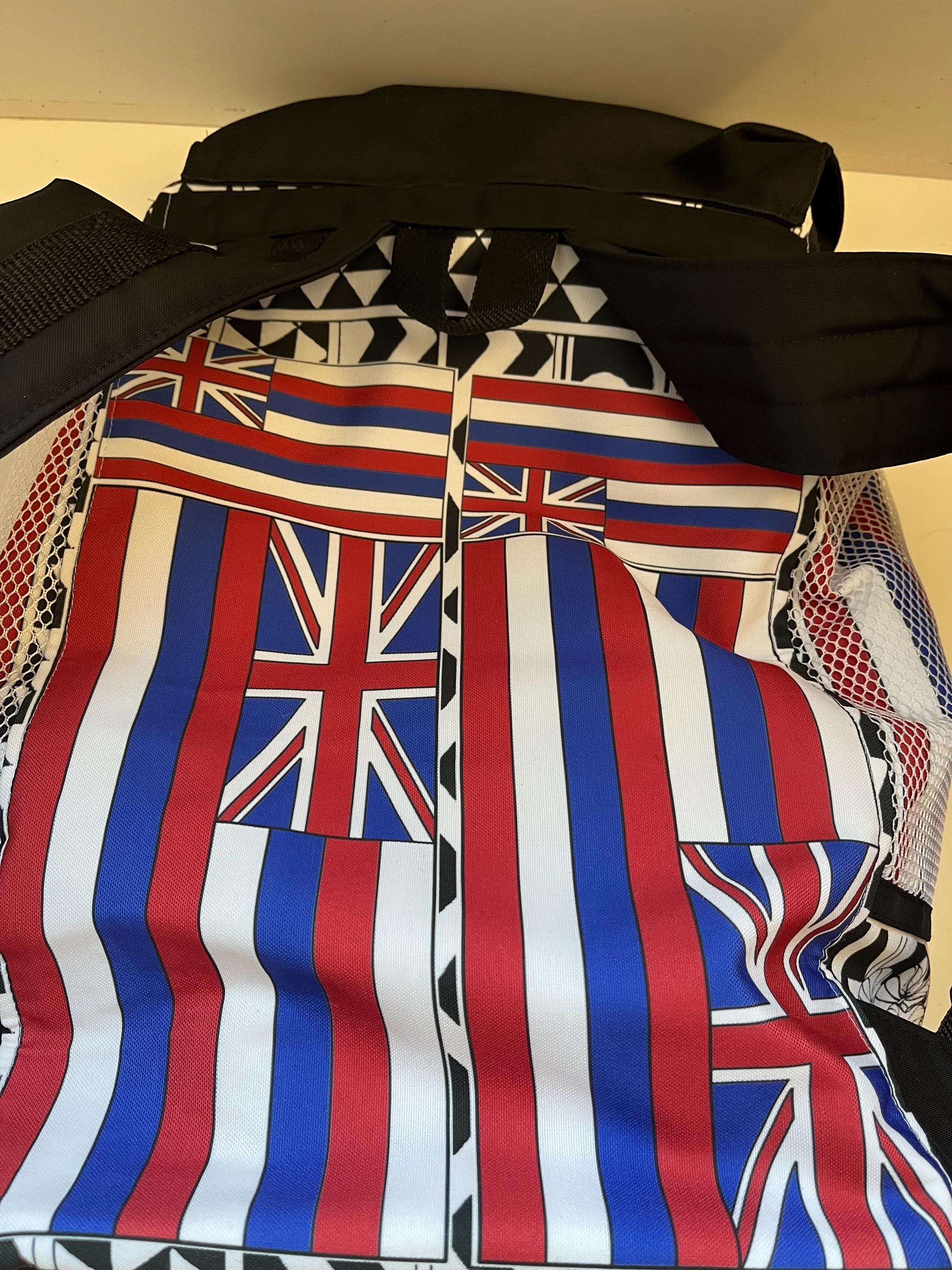 Haloa & Hawaiian Flag Rucksack, view 6