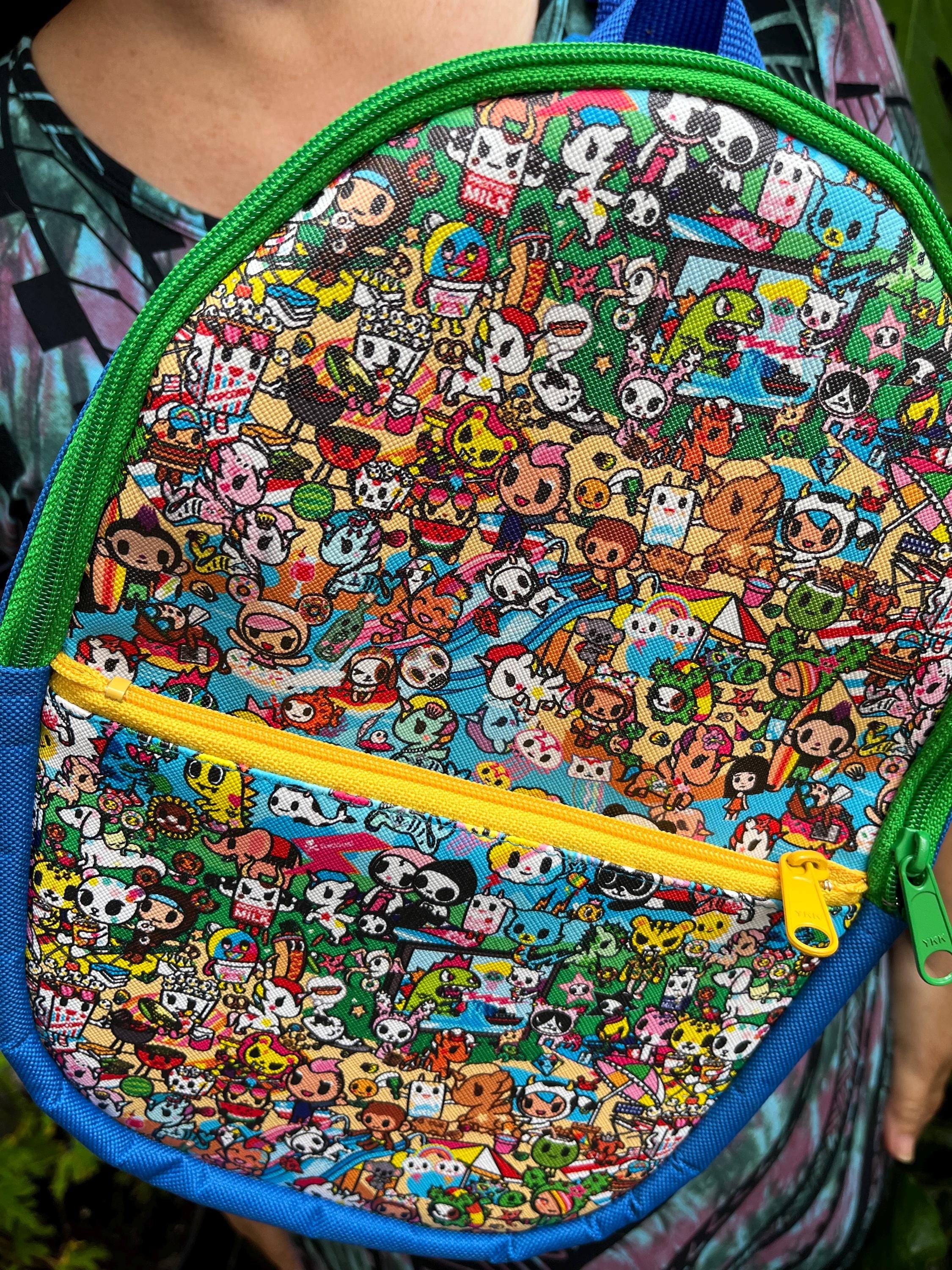 Smaller Summer Toki Friends Bullet Sling-pack Backpack, view 8