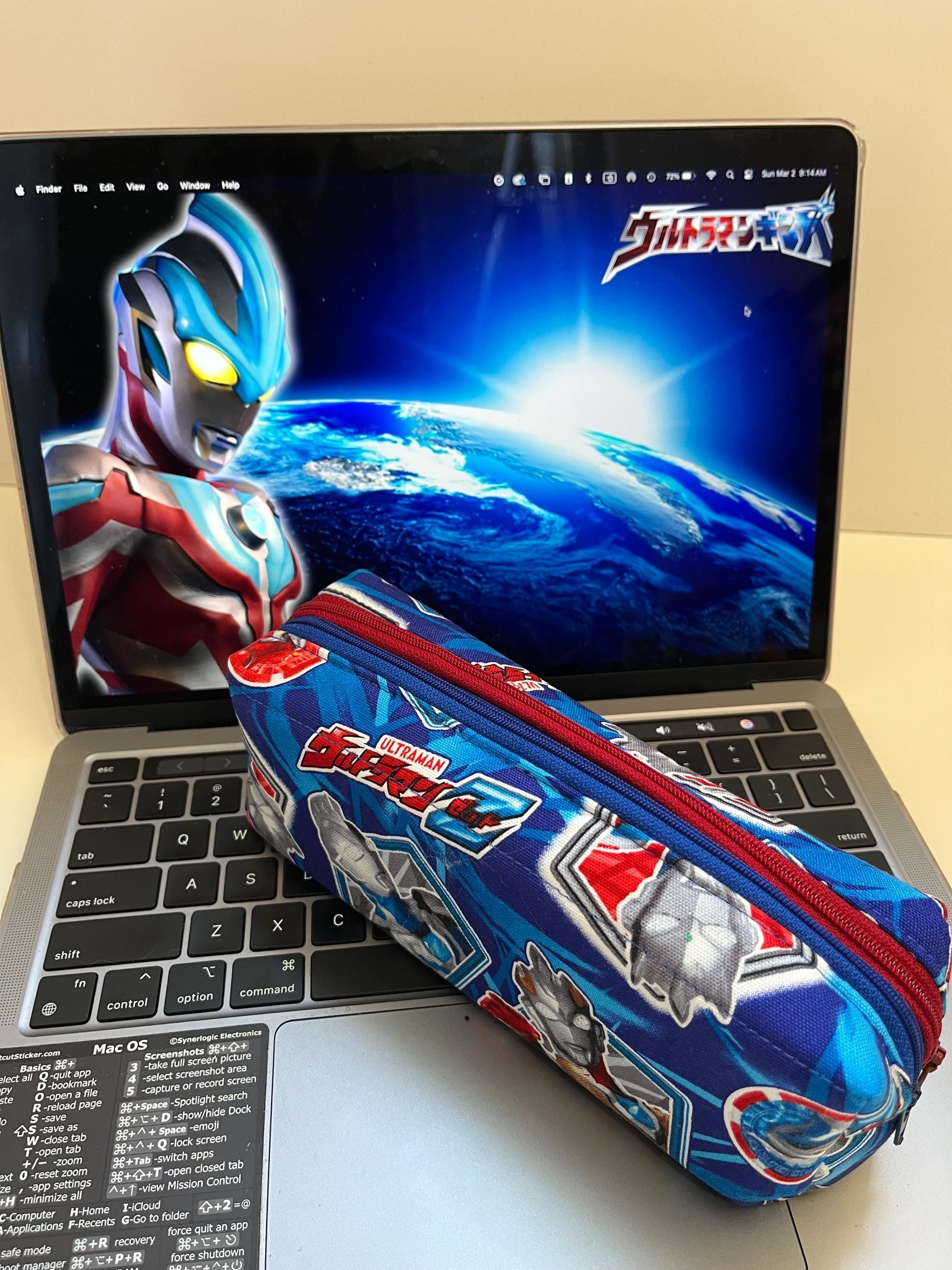Ultraman Double Zip Pencil Case
