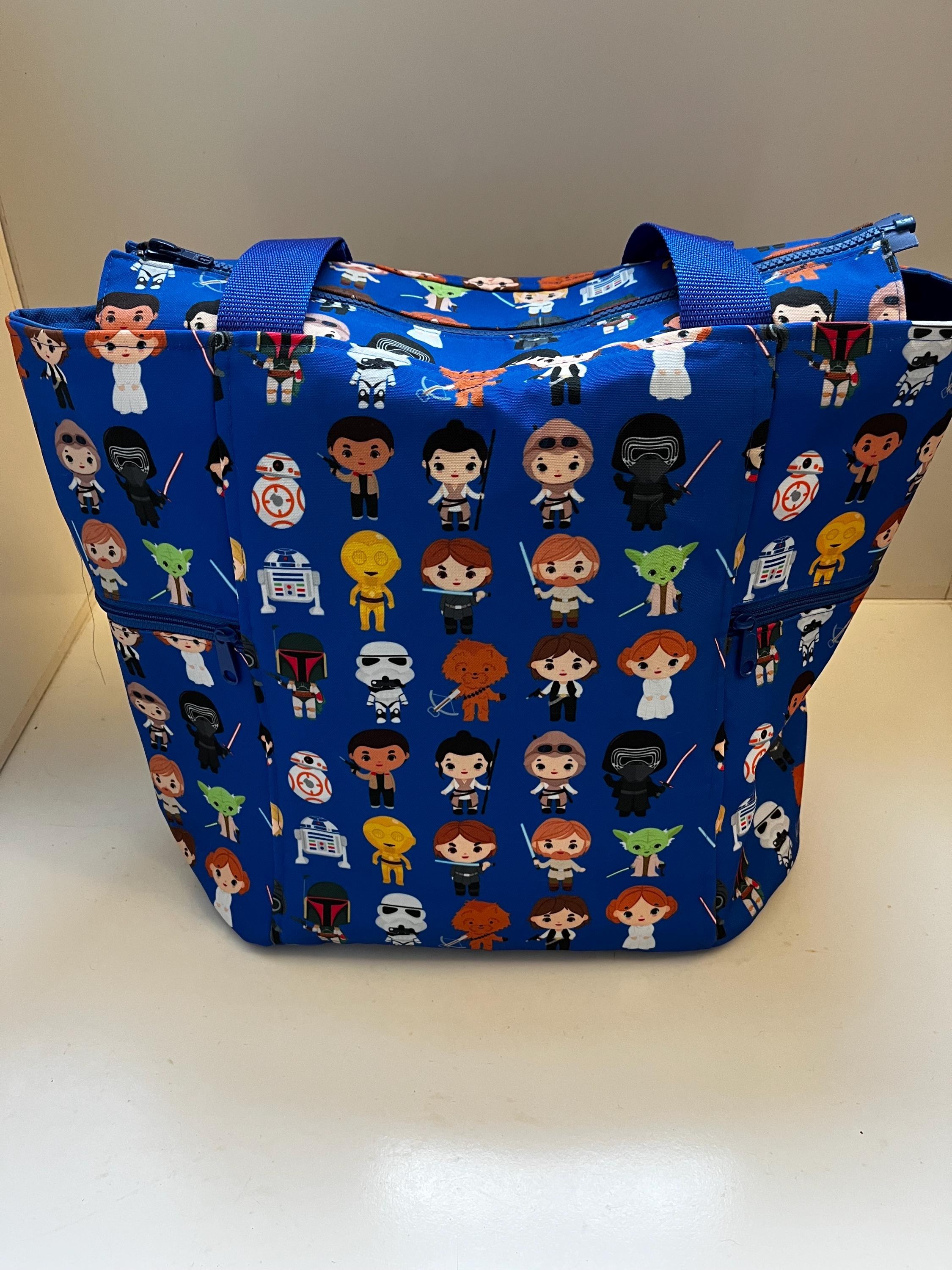 Galactic Characters Washable Tote Shopping Bag, view 2