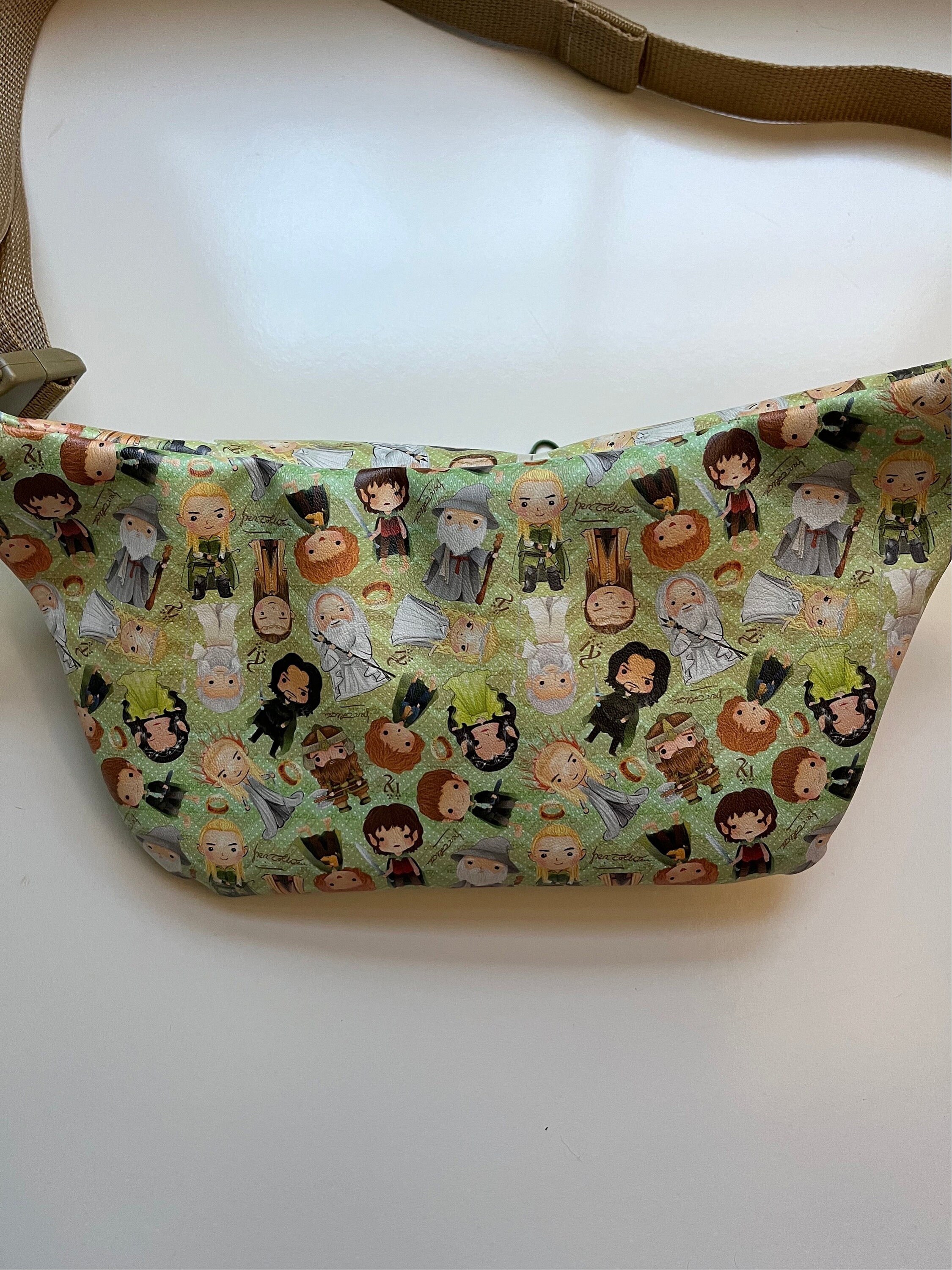 Elves, Wizards, Little Folk Vinyl Crossbody Pouch, view 4