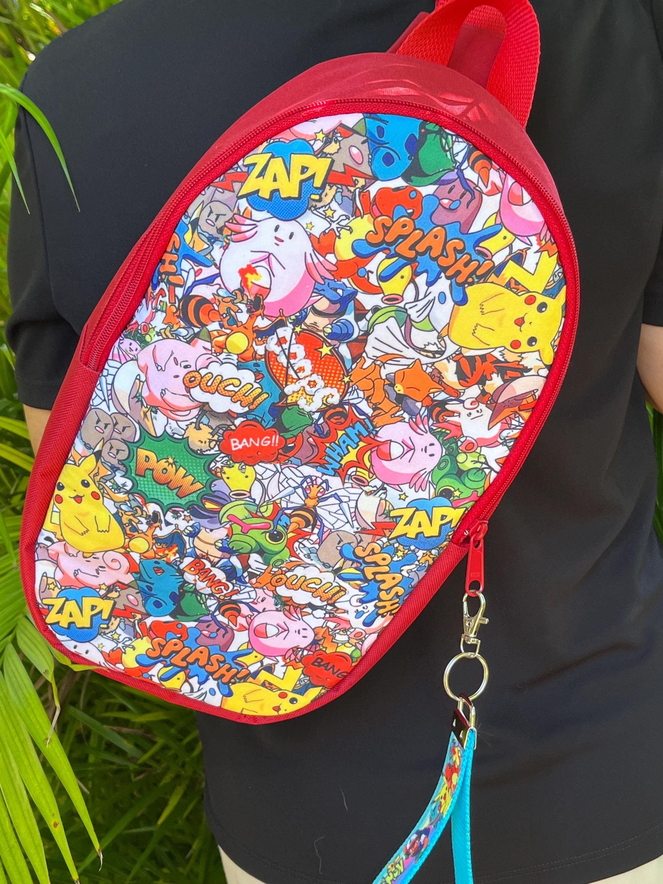 Pocket Monsters Splash Bullet Sling-pack Backpack