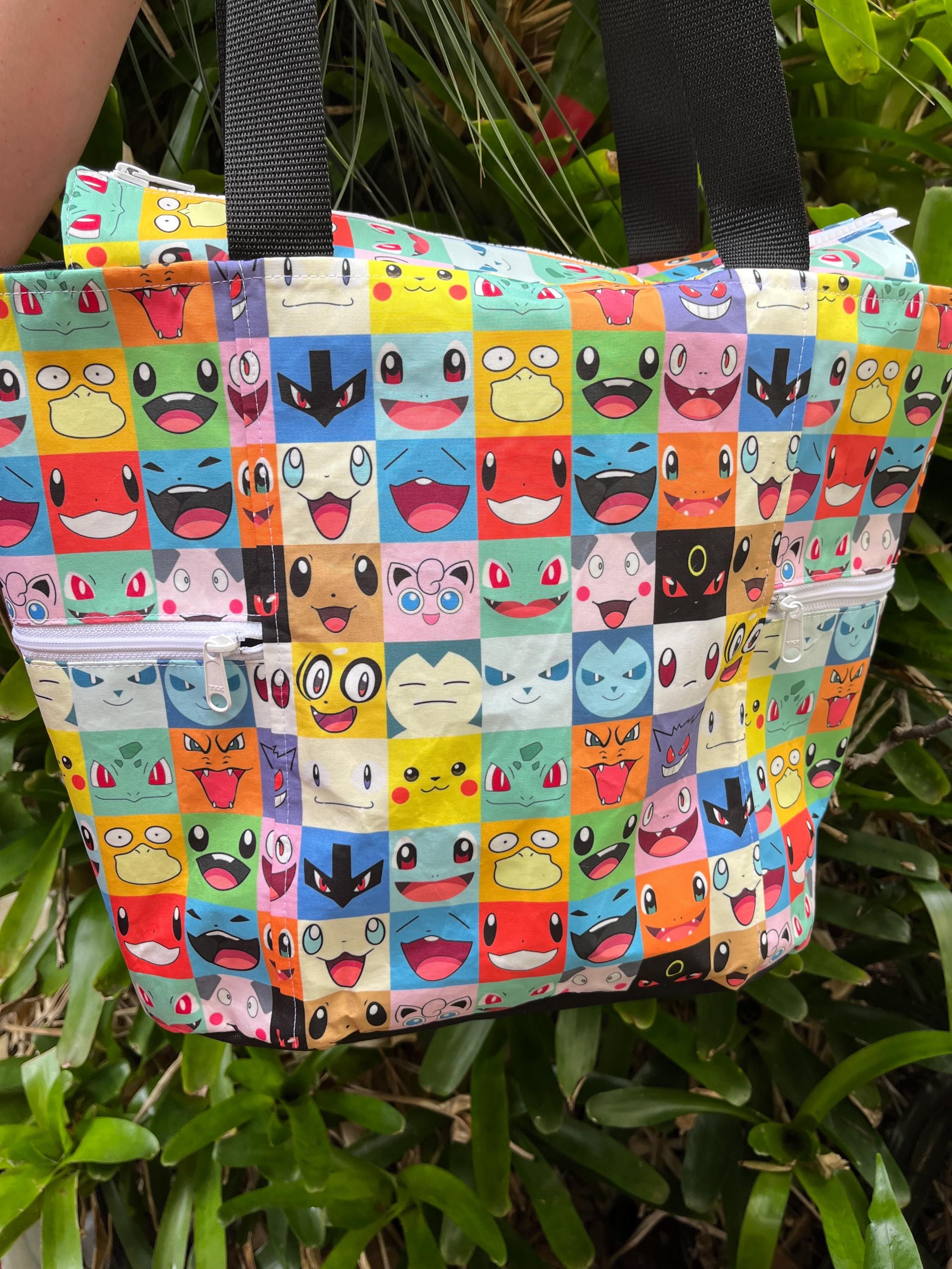 Poke Faces Washable Tote Shopping Bag