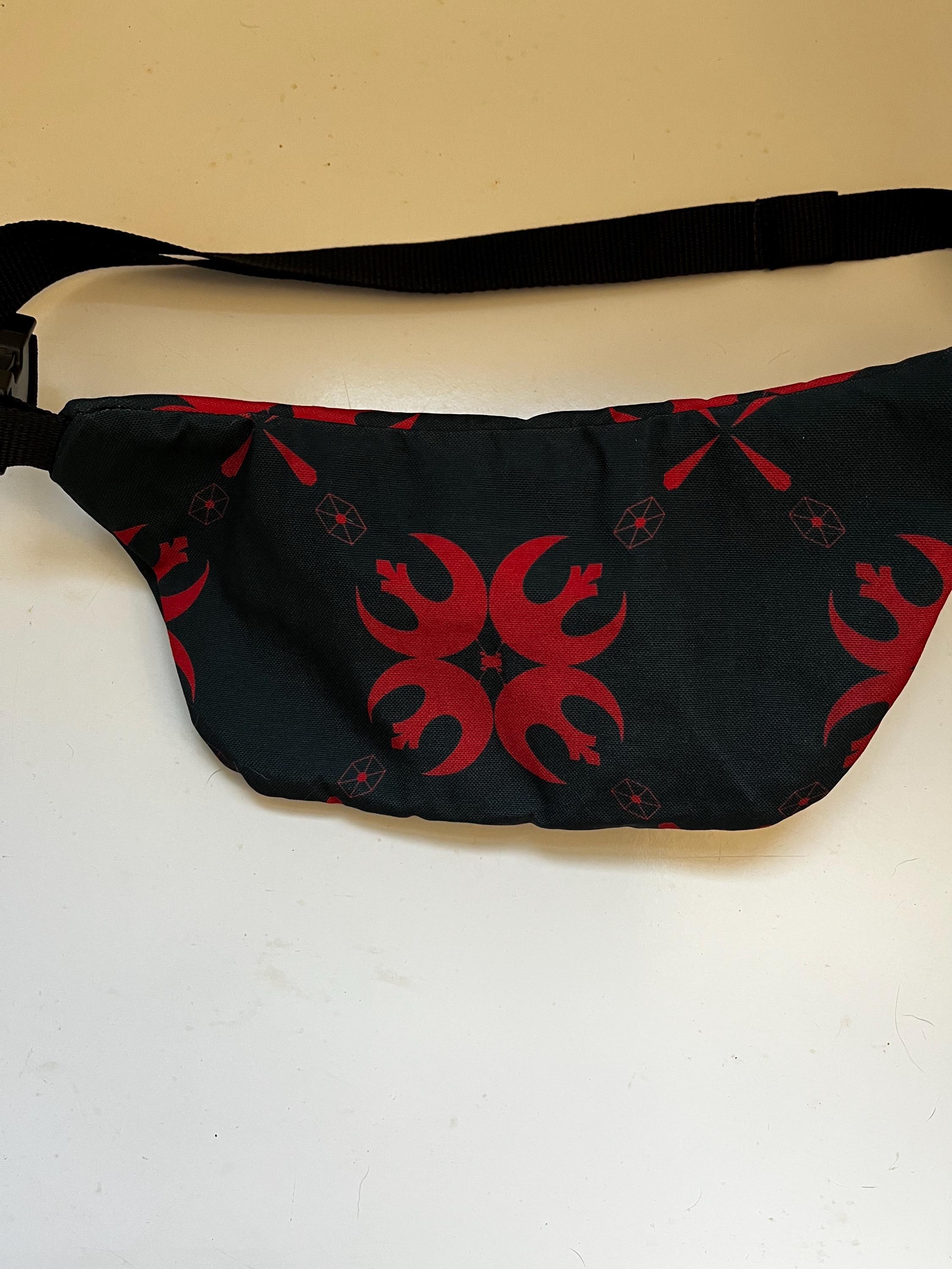 Black Jedi Emblems Crossbody Pouch, view 4