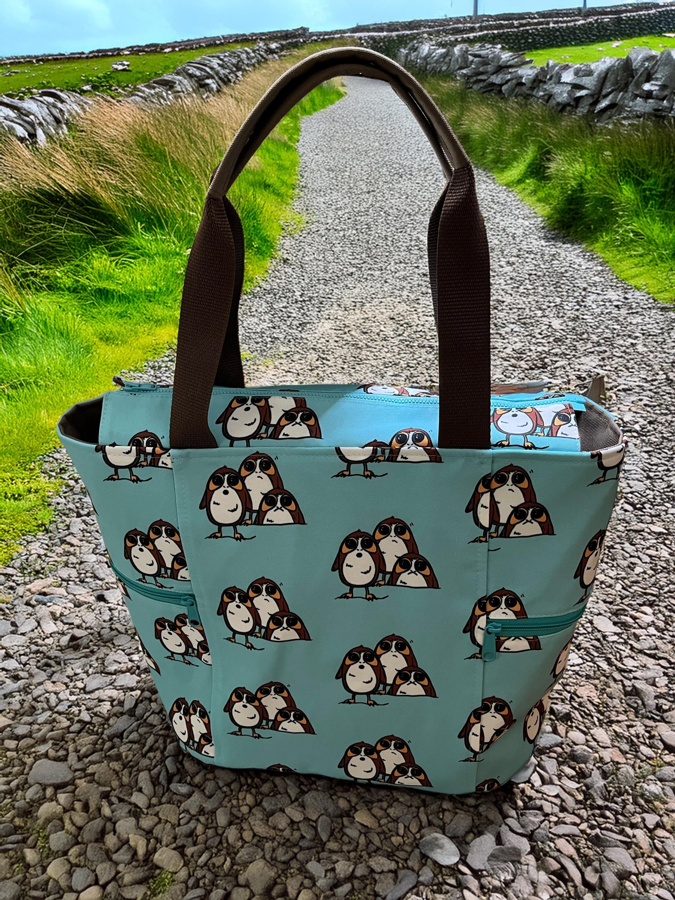 Porg Washable Tote Shopping Bag