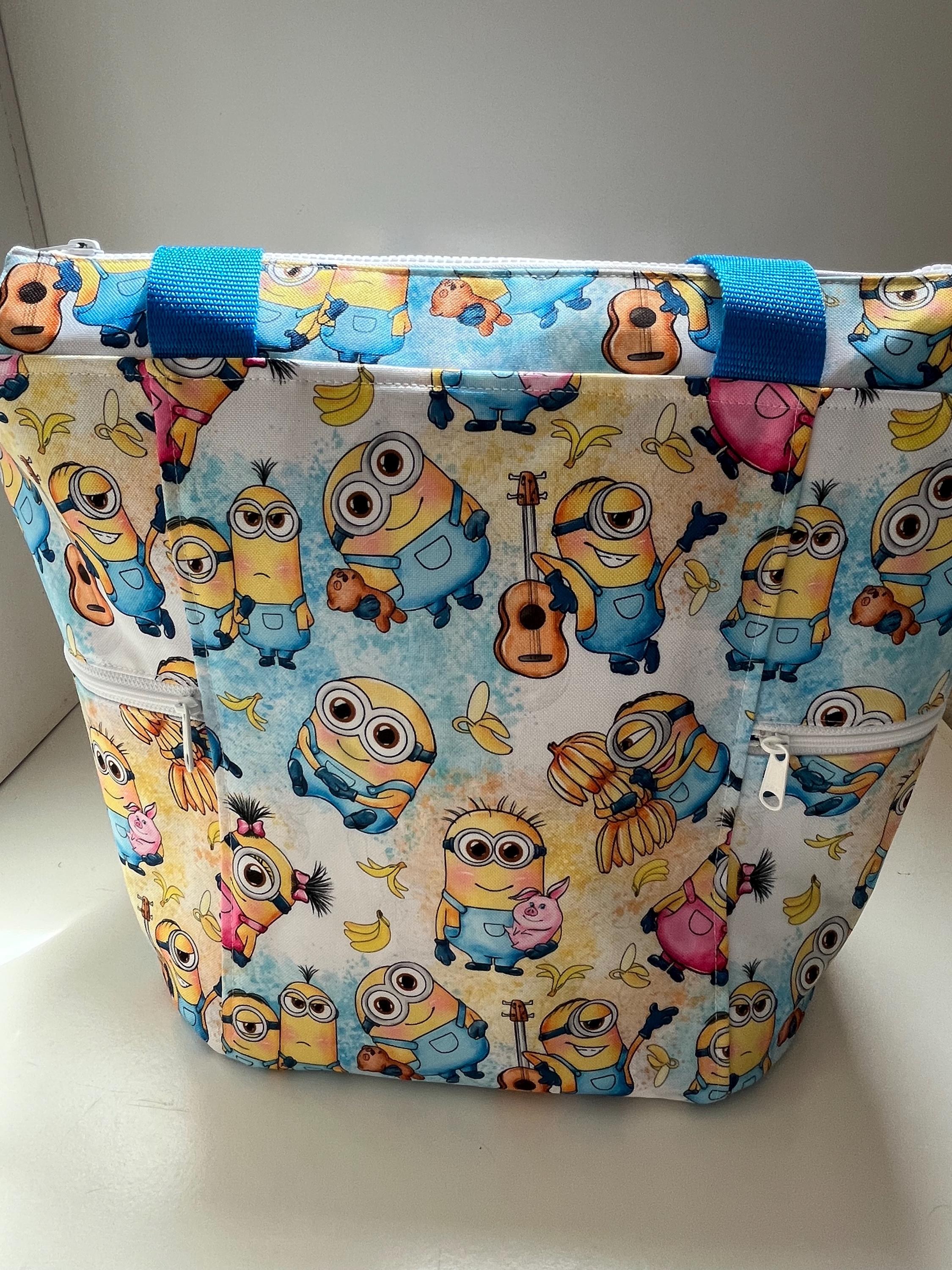 Banana Workers Monsters Washable Tote Shopping Bag, view 2