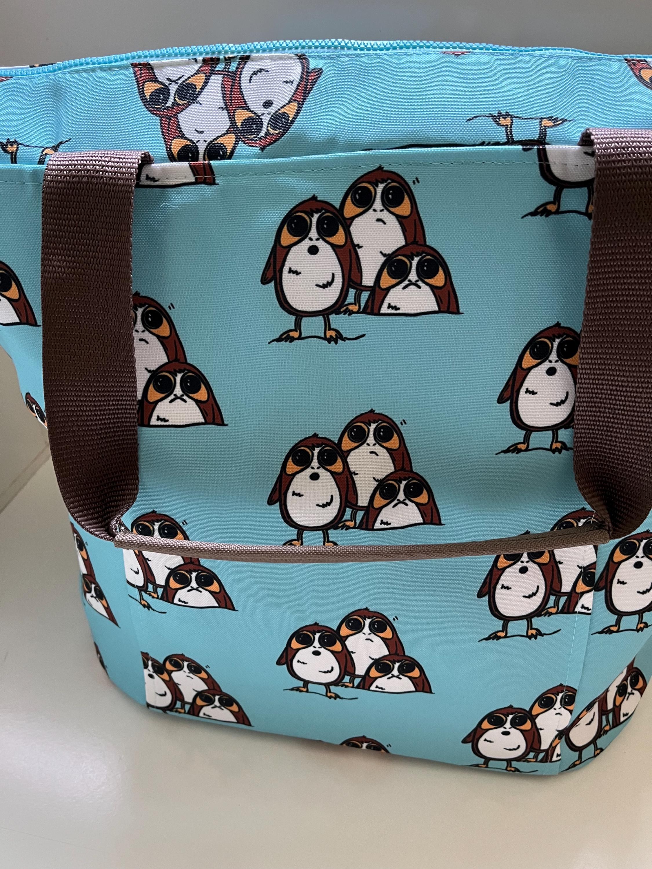 Porg Washable Tote Shopping Bag, view 5