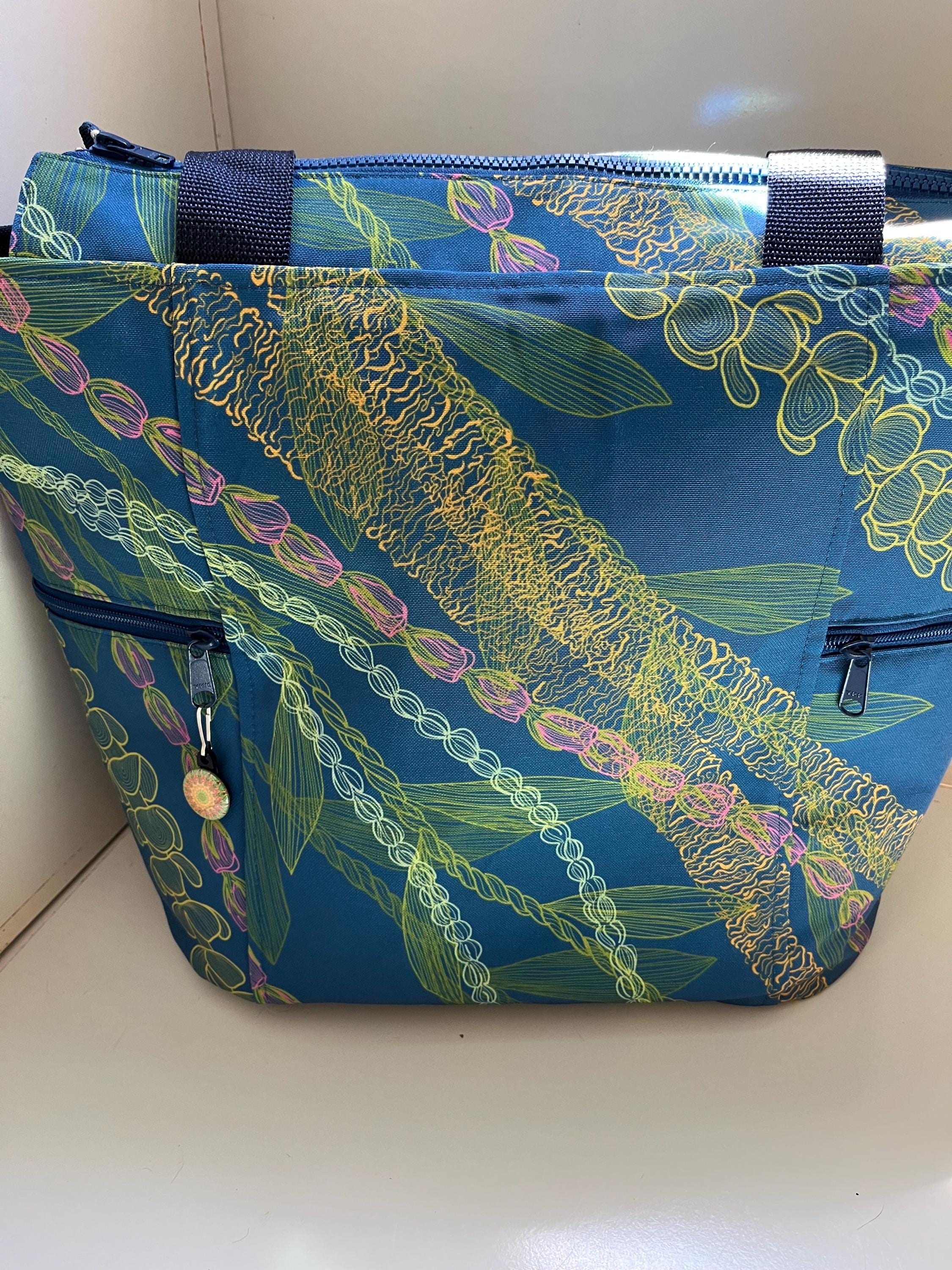 Lei Day Washable Tote Shopping Bag, view 2