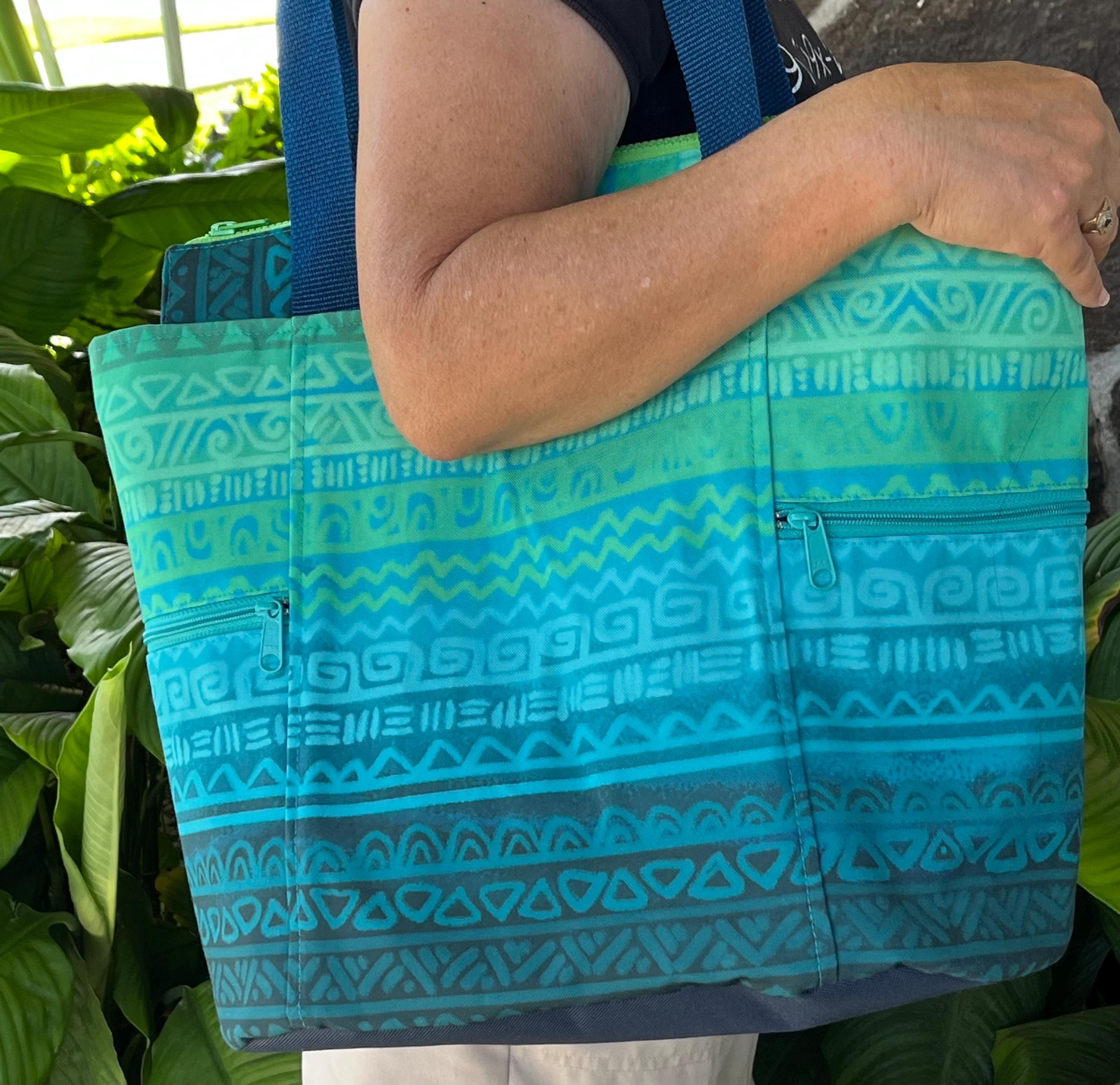 Moana Twilight Washable Tote Shopping Bag, view 8