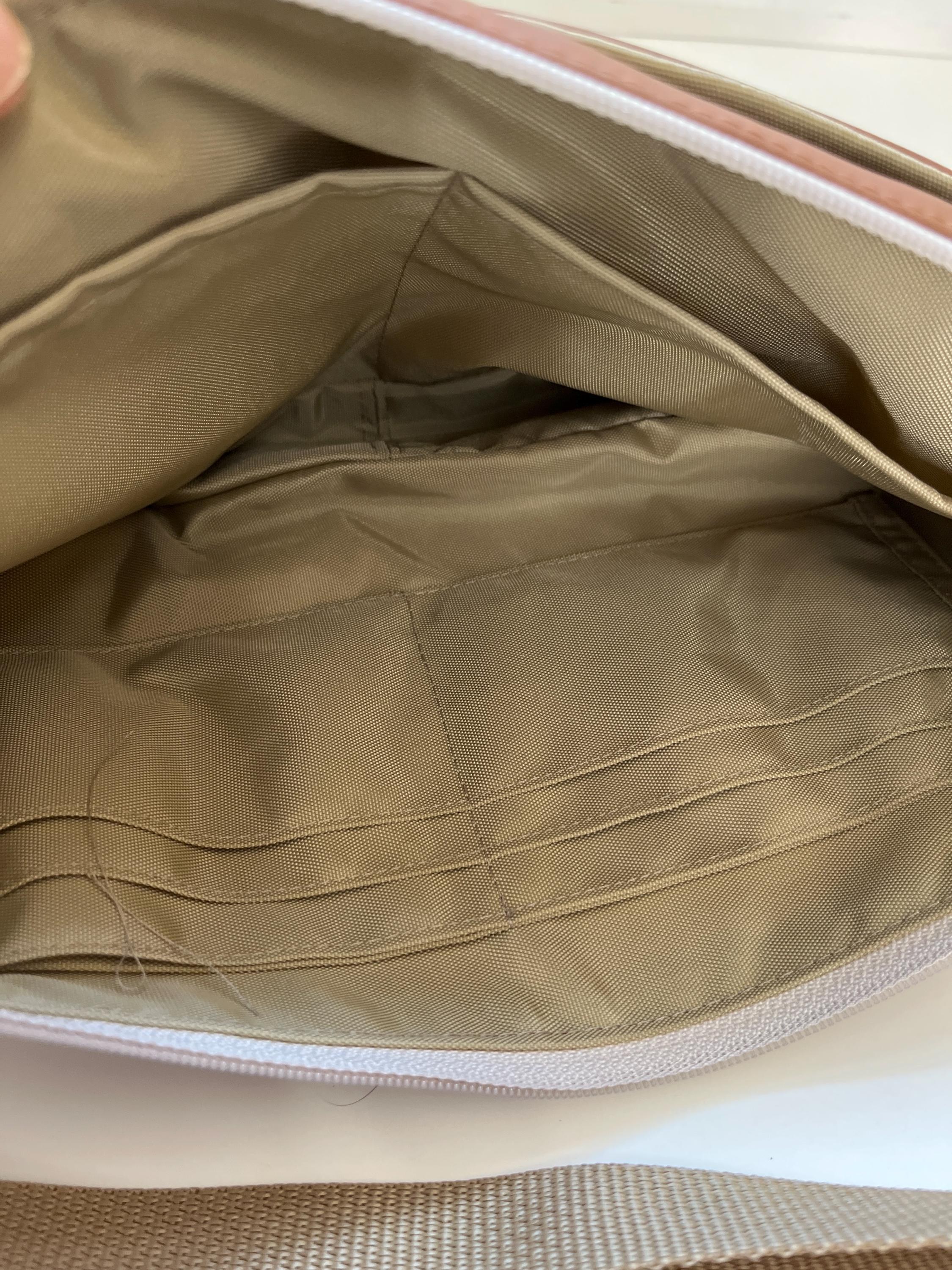 Brown Vegan Leather LARGE Crossbody Pouch, view 5