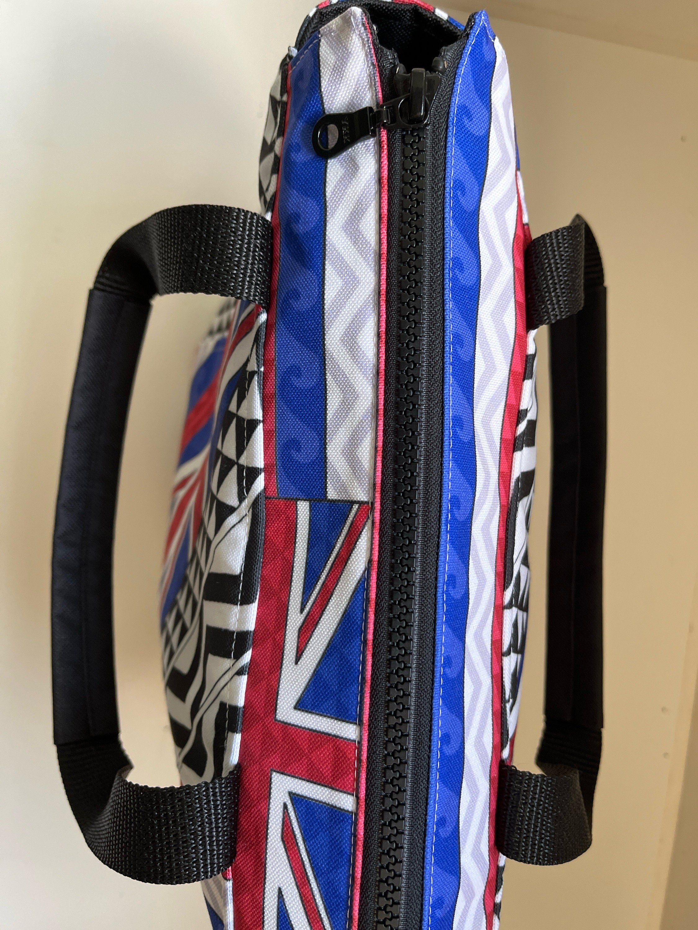 Hawaiian Flag Tattoos Washable Lunch Tote, view 6