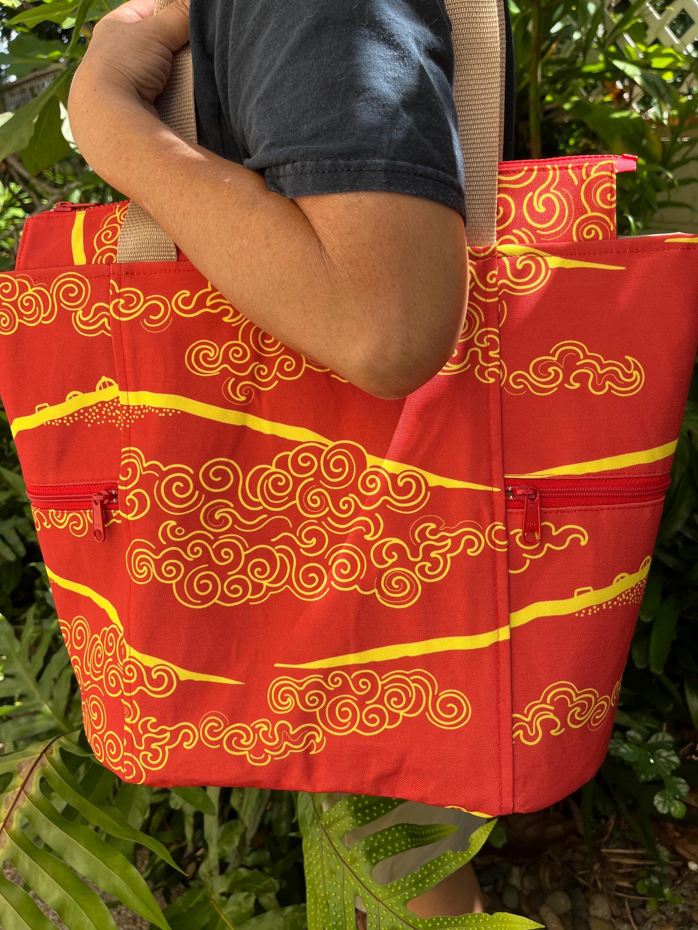 Mauna Kea “Pele” Washable Tote Shopping Bag, view 2