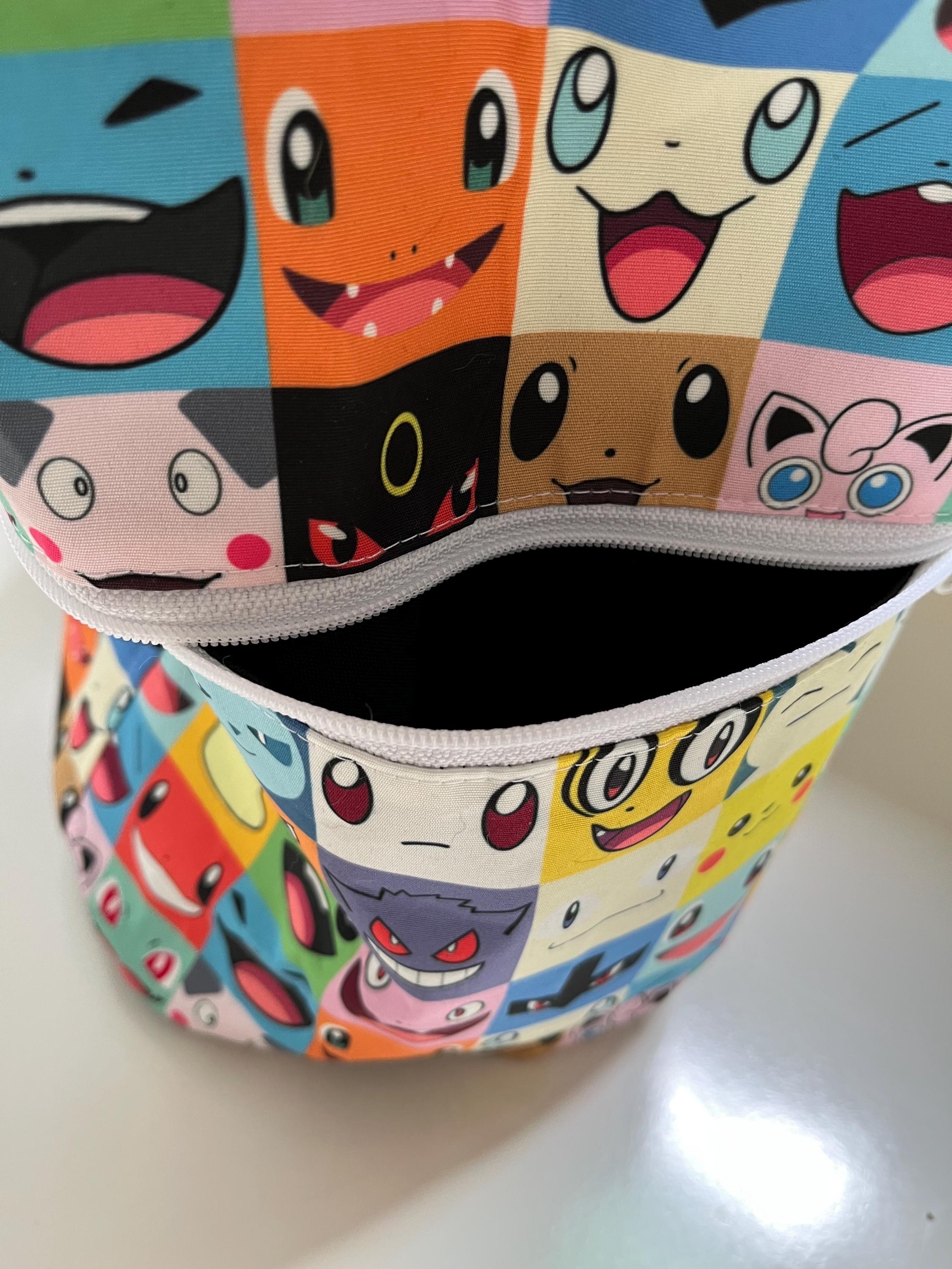 Poke Faces Washable Tote Shopping Bag, view 5