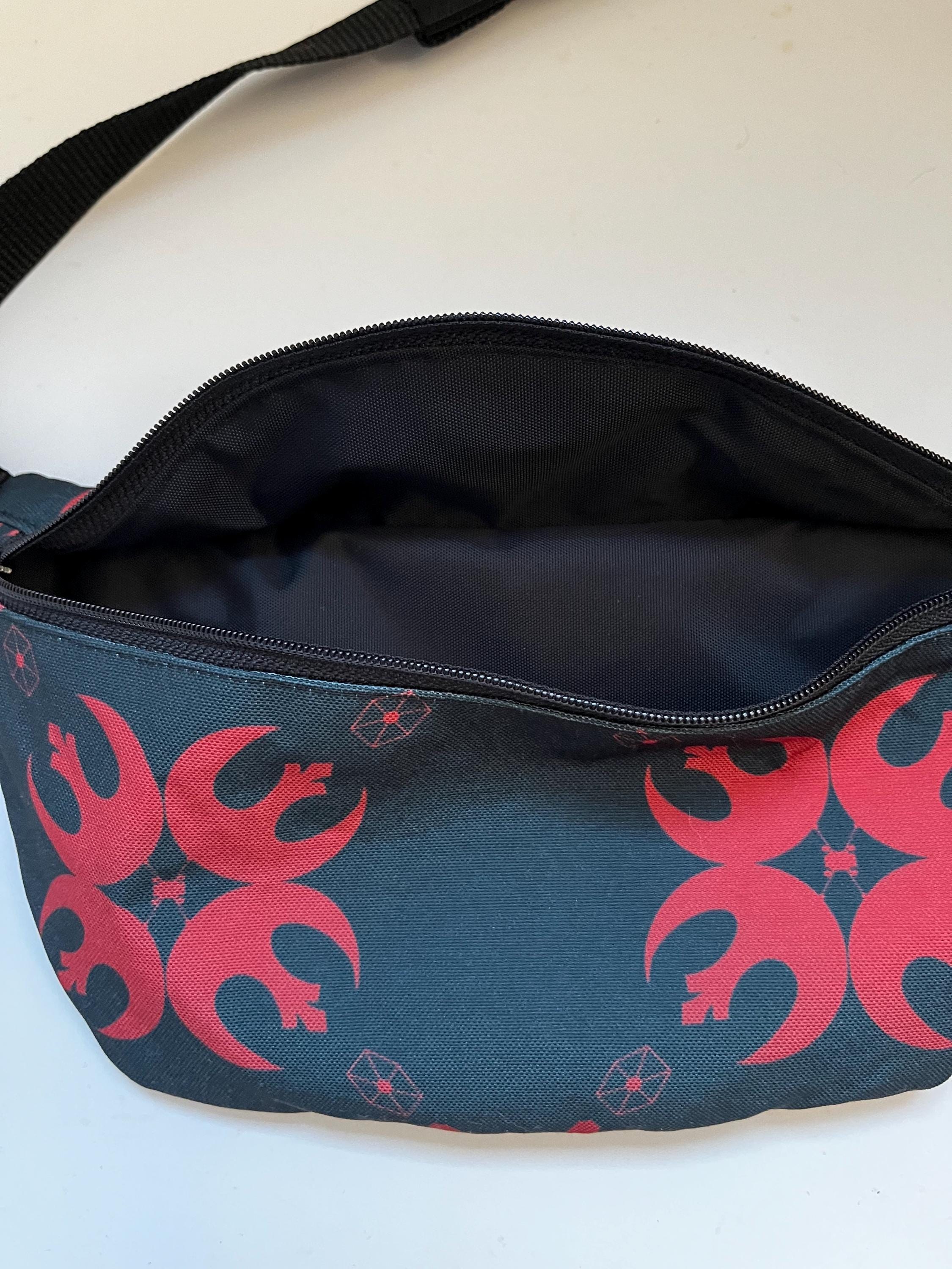 Black Jedi Emblems Crossbody Pouch, view 3