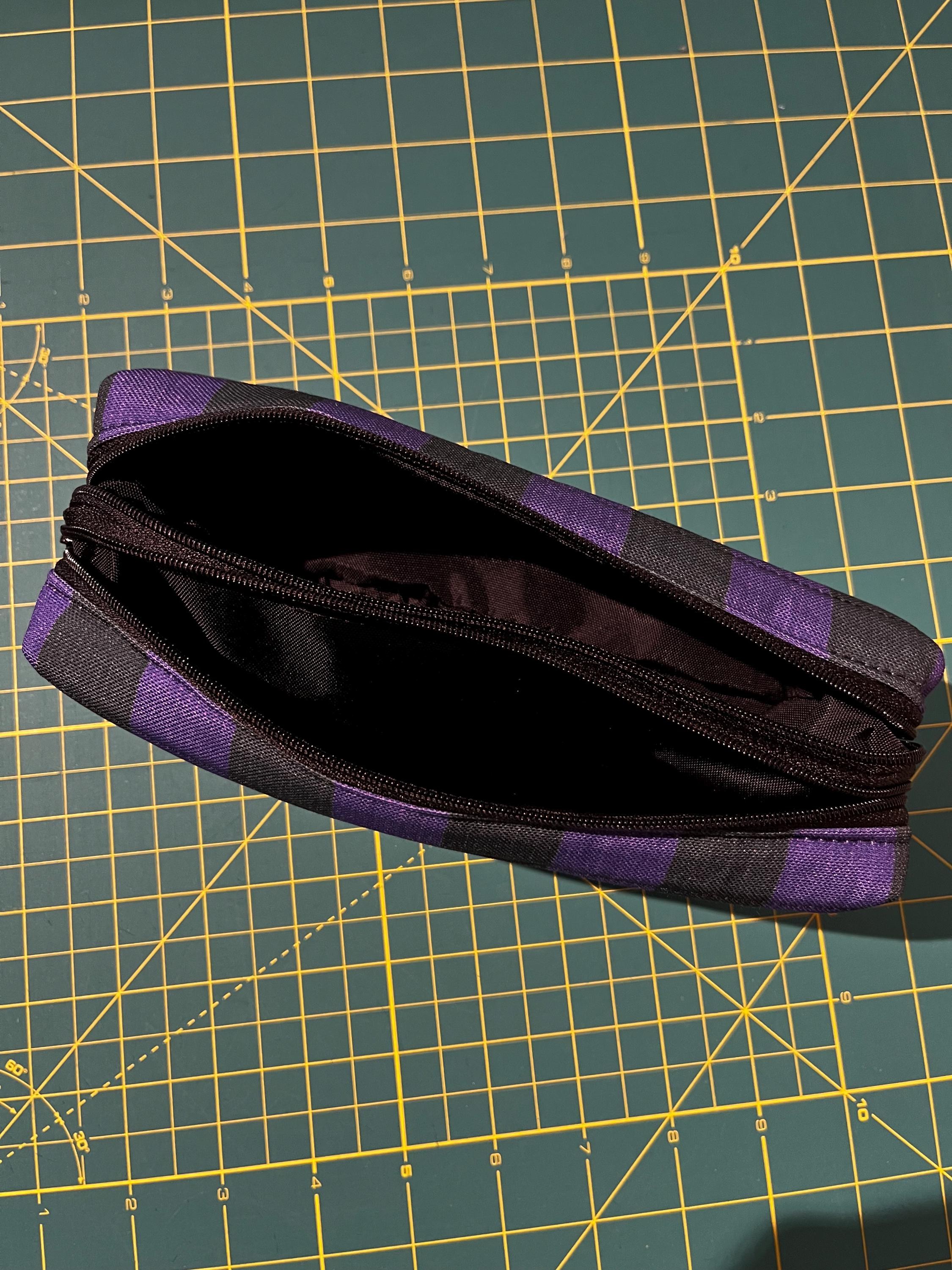 Nevermore Student Double Zip Pencil Case, view 2