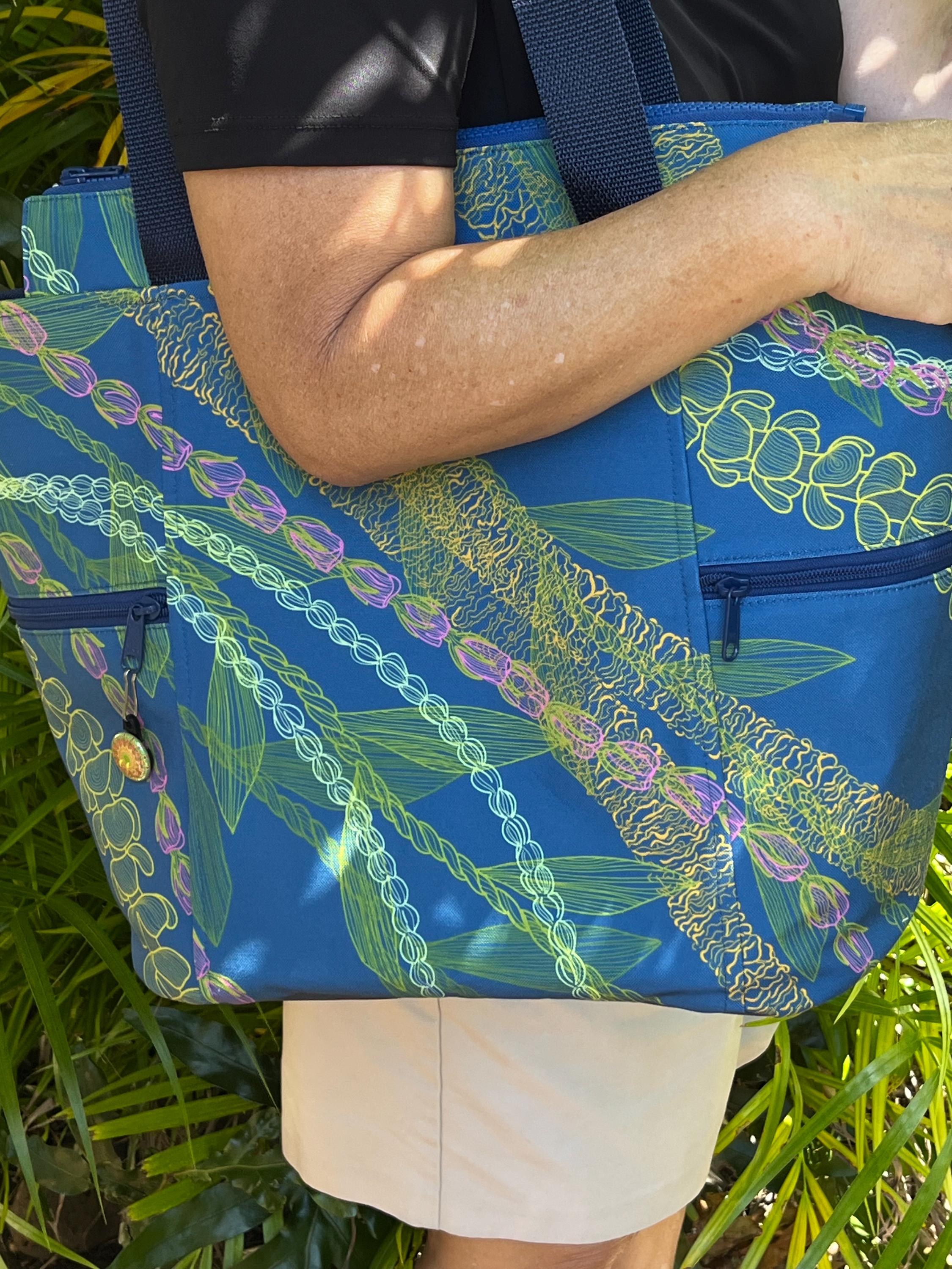 Lei Day Washable Tote Shopping Bag