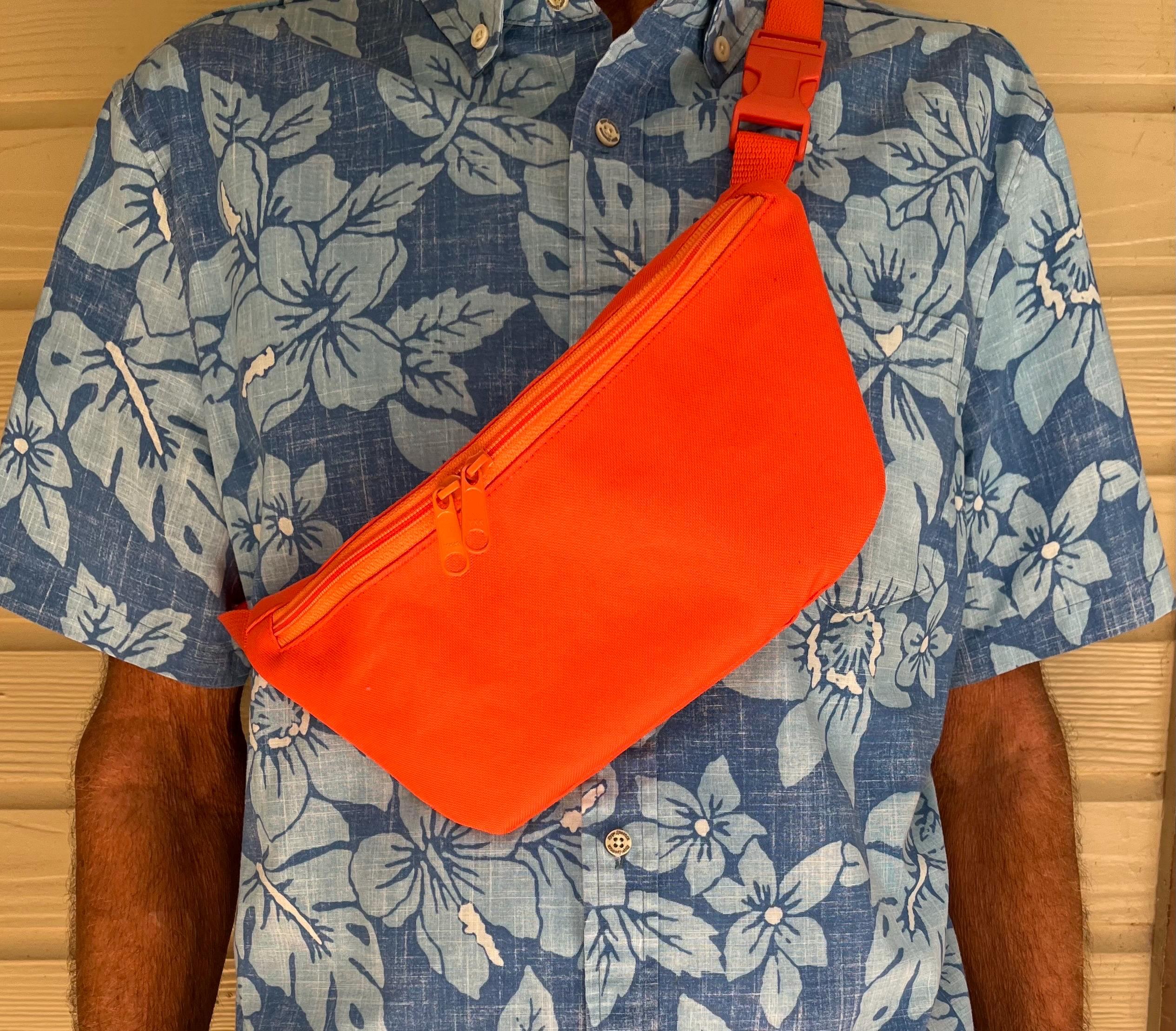 Highly Visible Crossbody Pouch - Orange