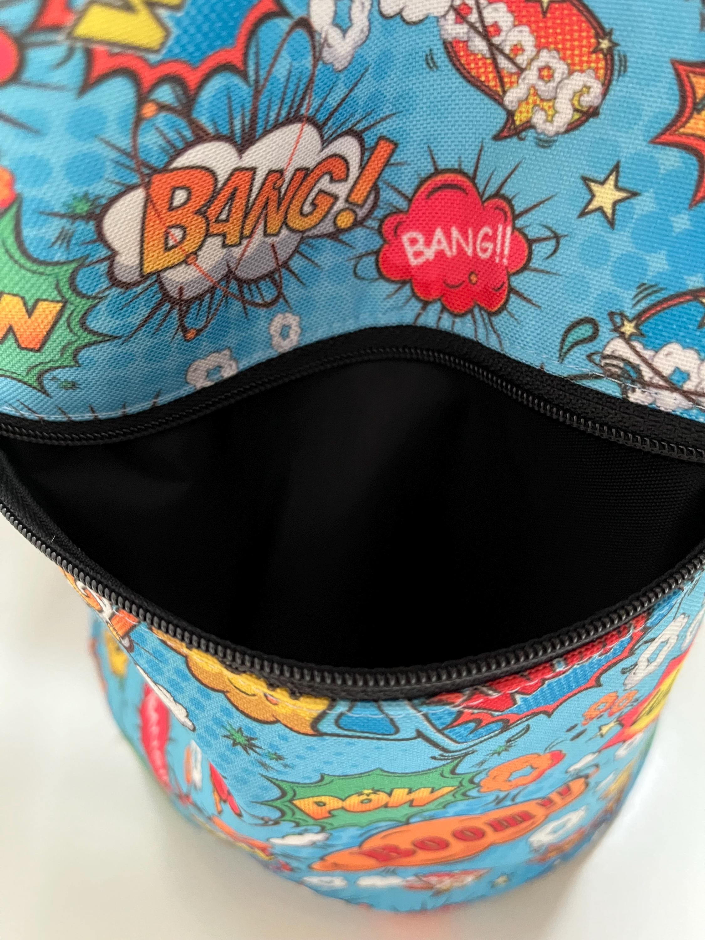 Comic Onomatopoeia Washable Tote Shopping Bag, view 4