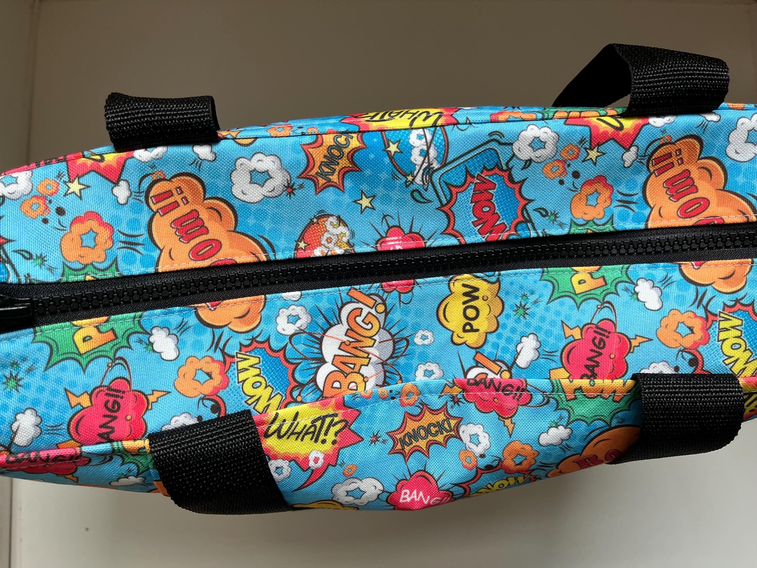 Comic Onomatopoeia Washable Tote Shopping Bag, view 6