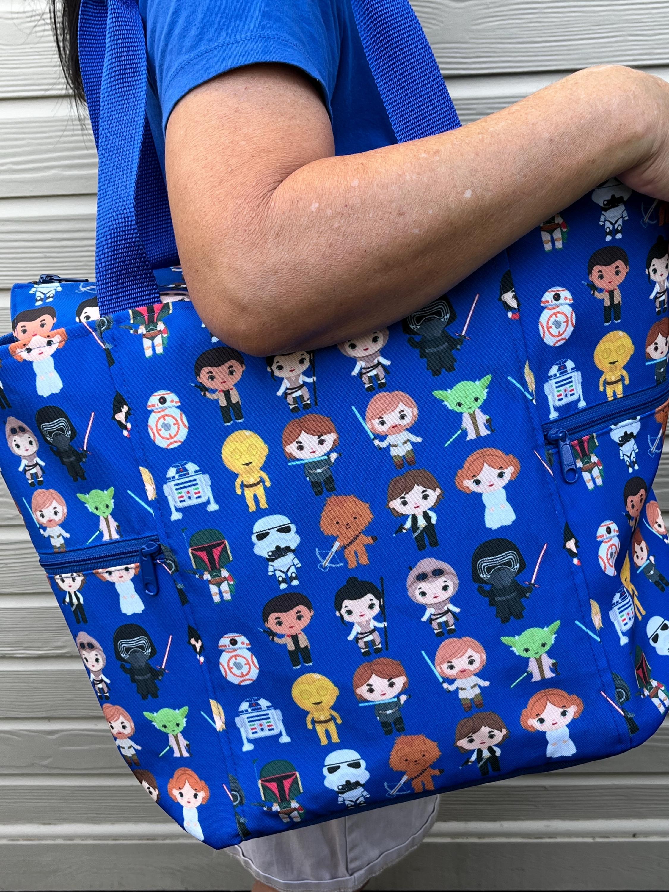 Galactic Characters Washable Tote Shopping Bag, view 8