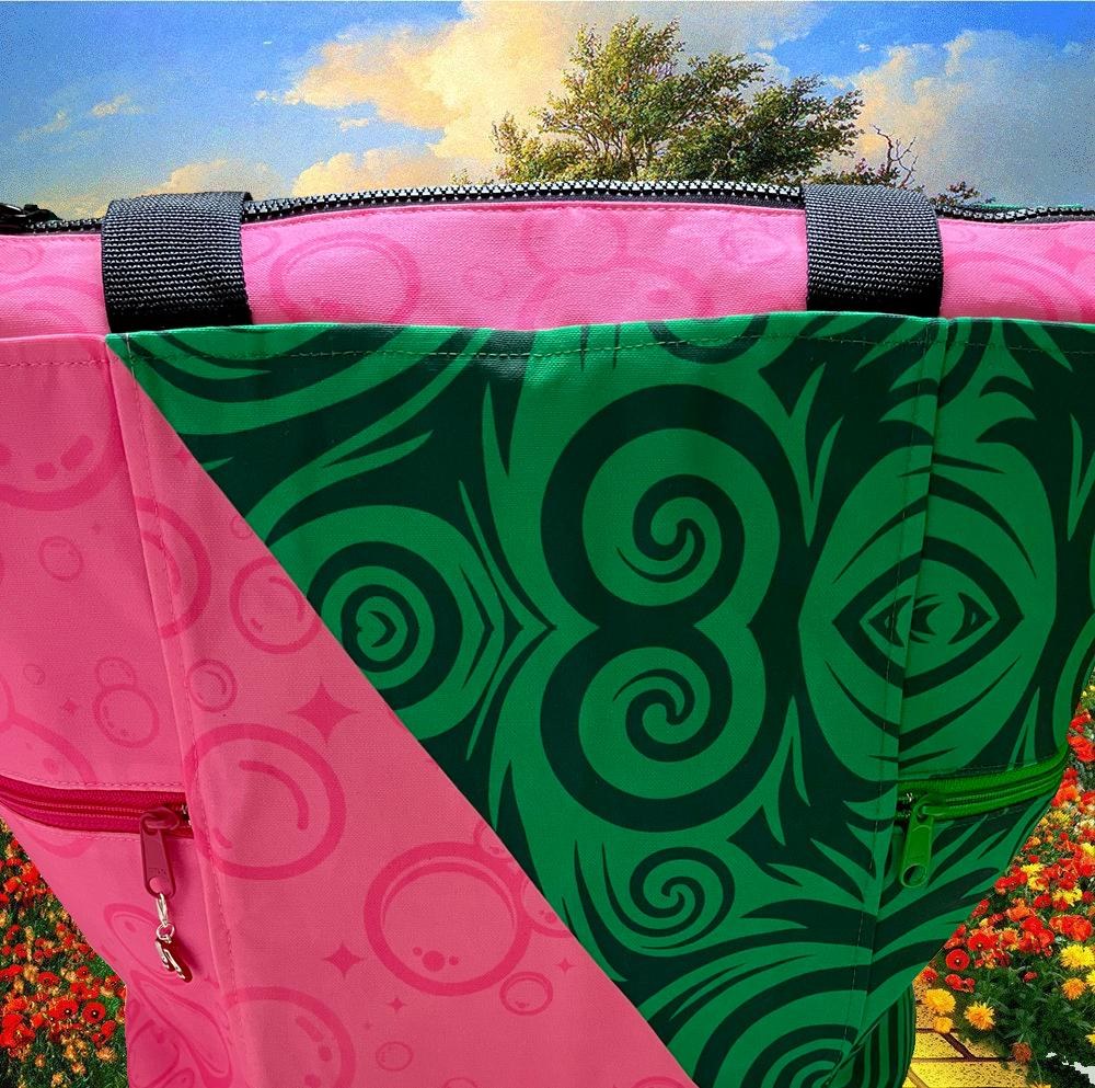 Dual Identity Wicked Washable Tote Shopping Bag
