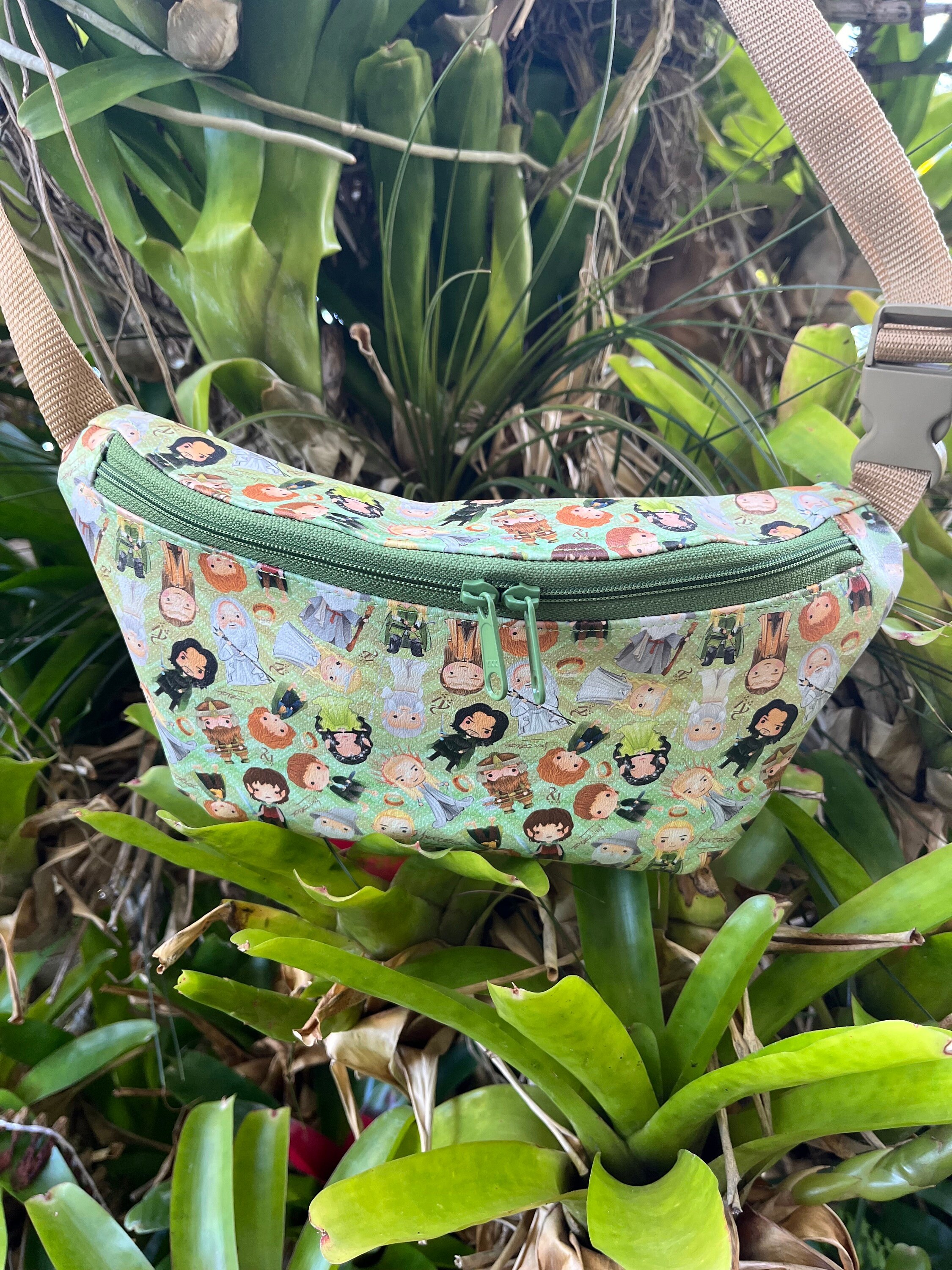 Elves, Wizards, Little Folk Vinyl Crossbody Pouch, view 2