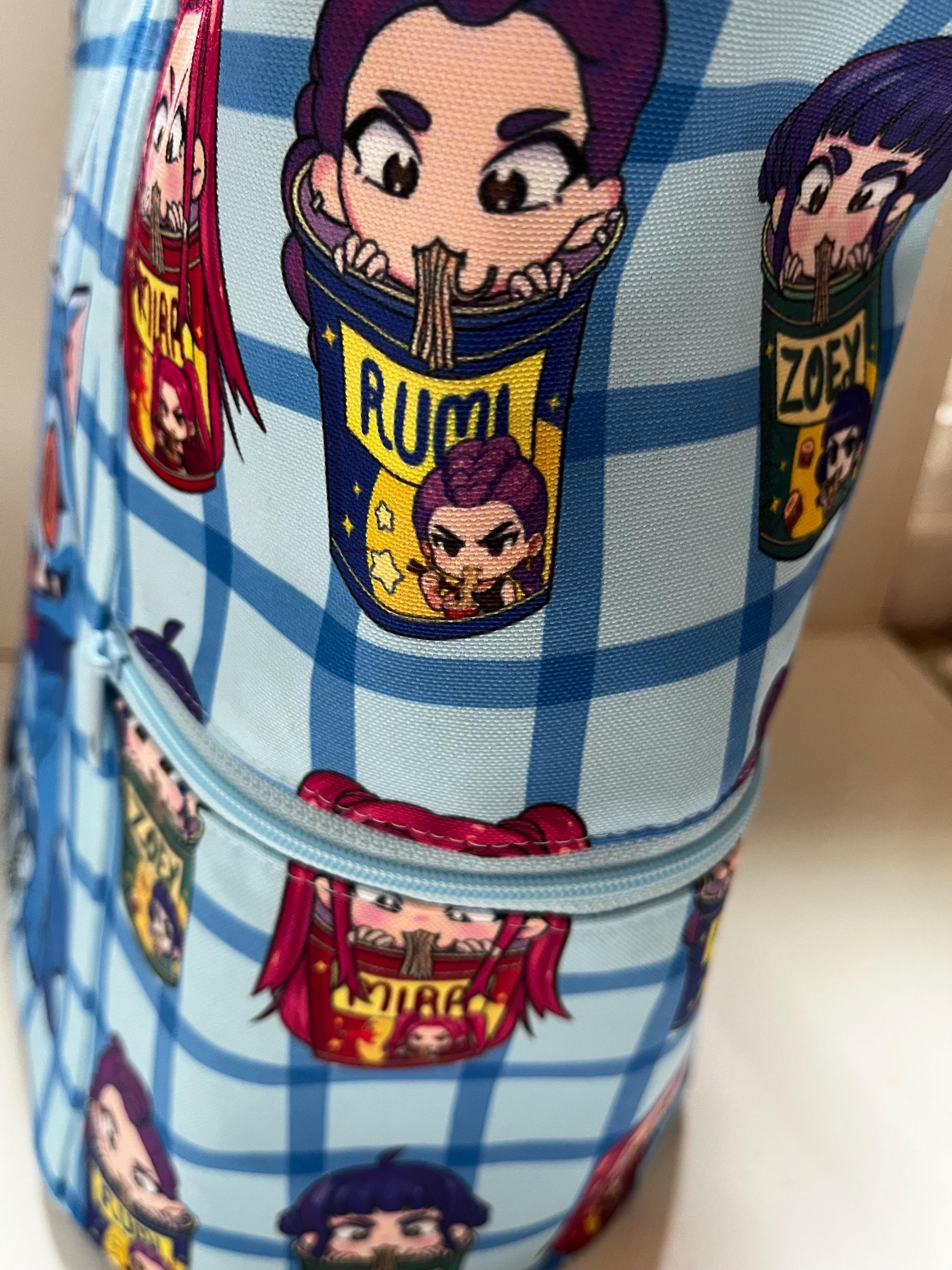 Derpy Tiger KPop Washable Tote Shopping Bag, view 4