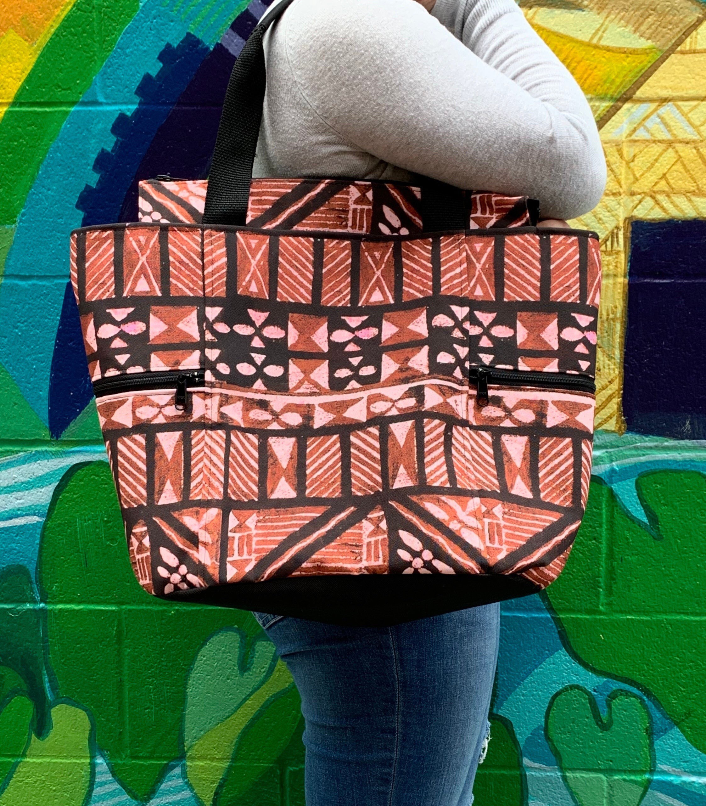 Tapa Kapa Washable Beach Tote Shopping Bag
