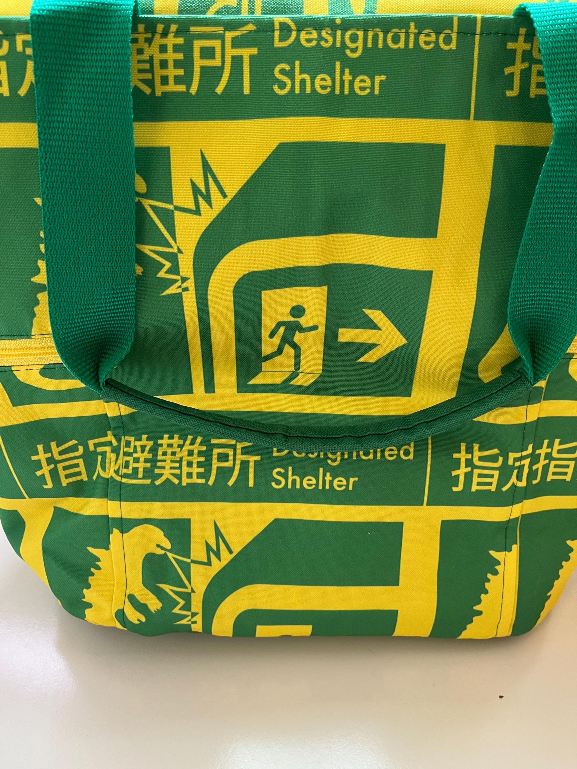 Designated Shelter (smaller print) Washable Tote Shopping Bag, view 6