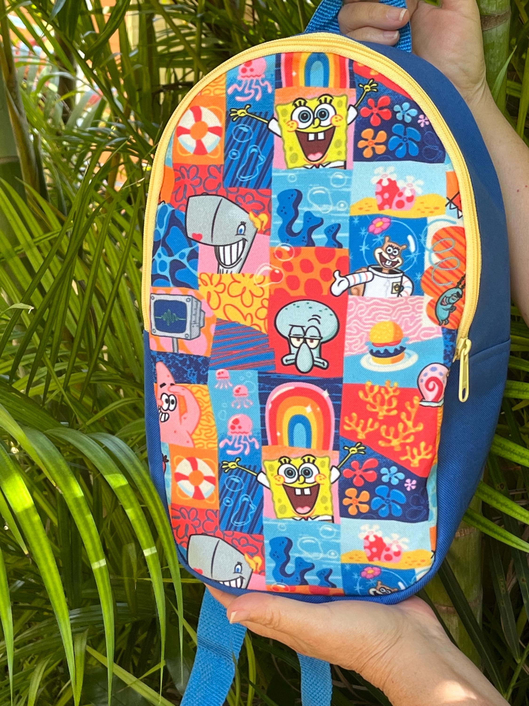 Coral Reef Cartoon Bullet Sling-pack Backpack, view 8