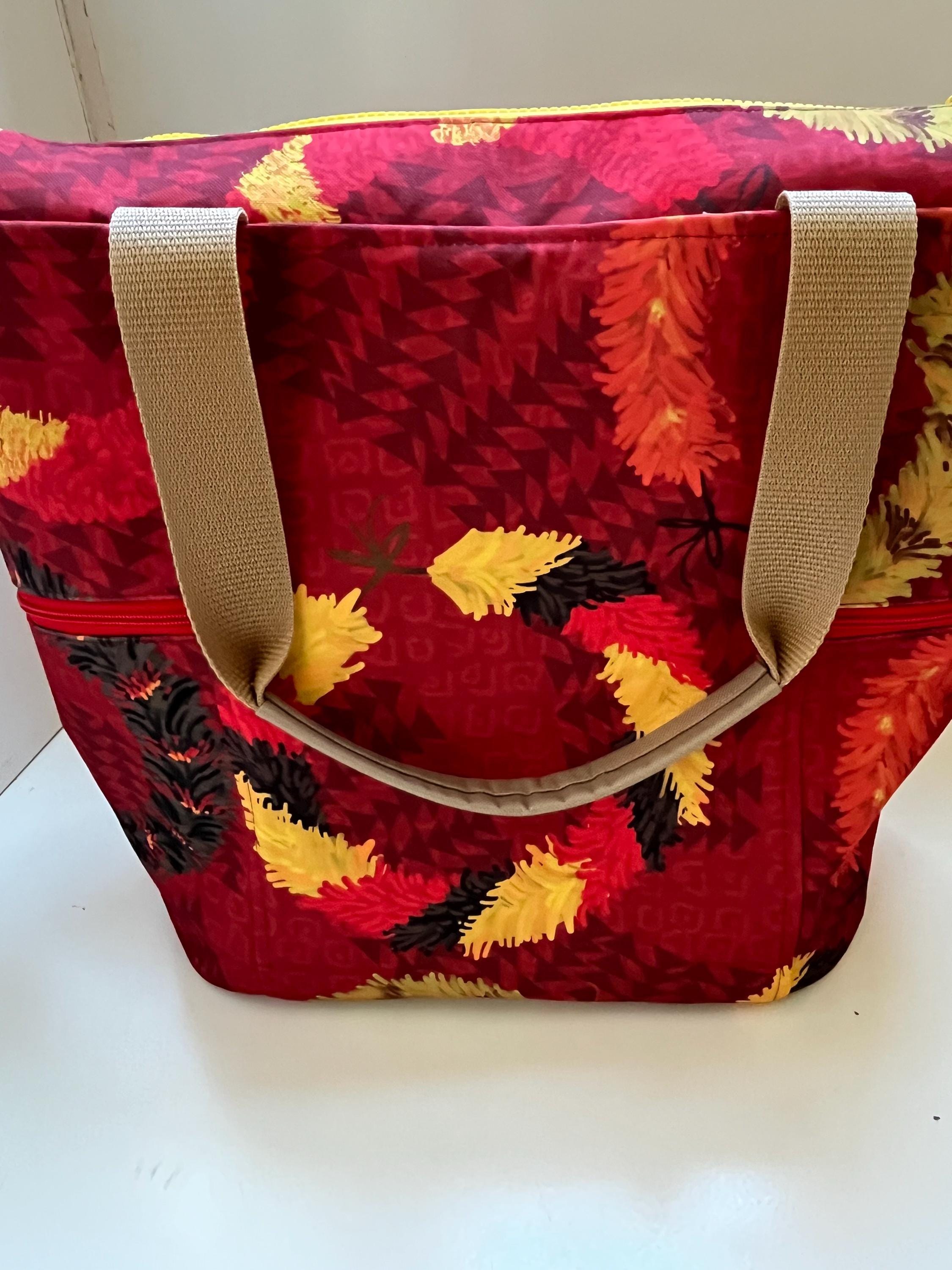 Lei Hulu Manu Washable Tote Shopping Bag, view 6