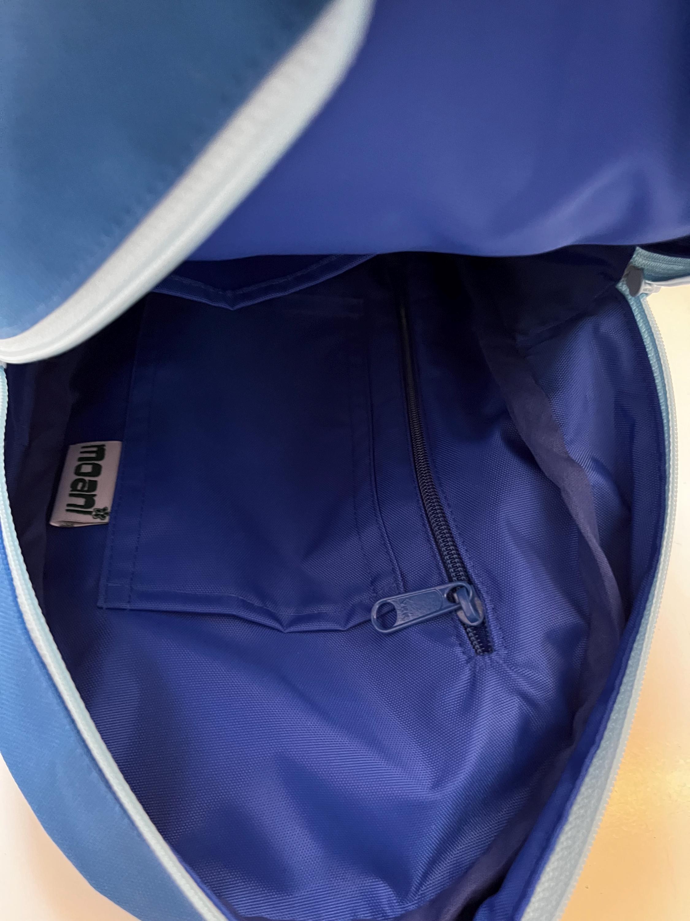 Derpy Tiger Plaid Bullet Sling-pack Backpack, view 6