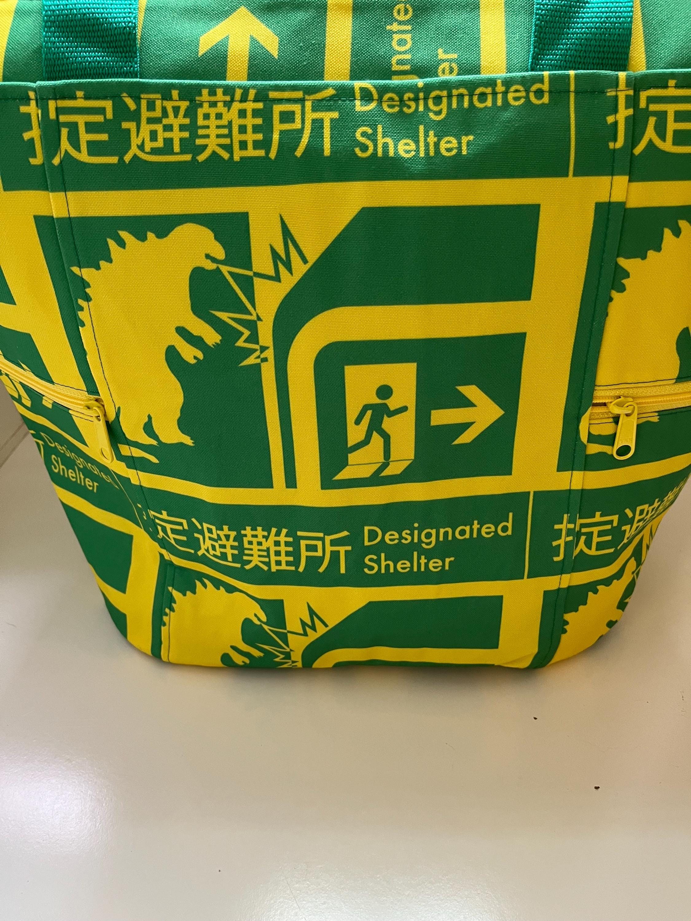 Designated Shelter (smaller print) Washable Tote Shopping Bag, view 3