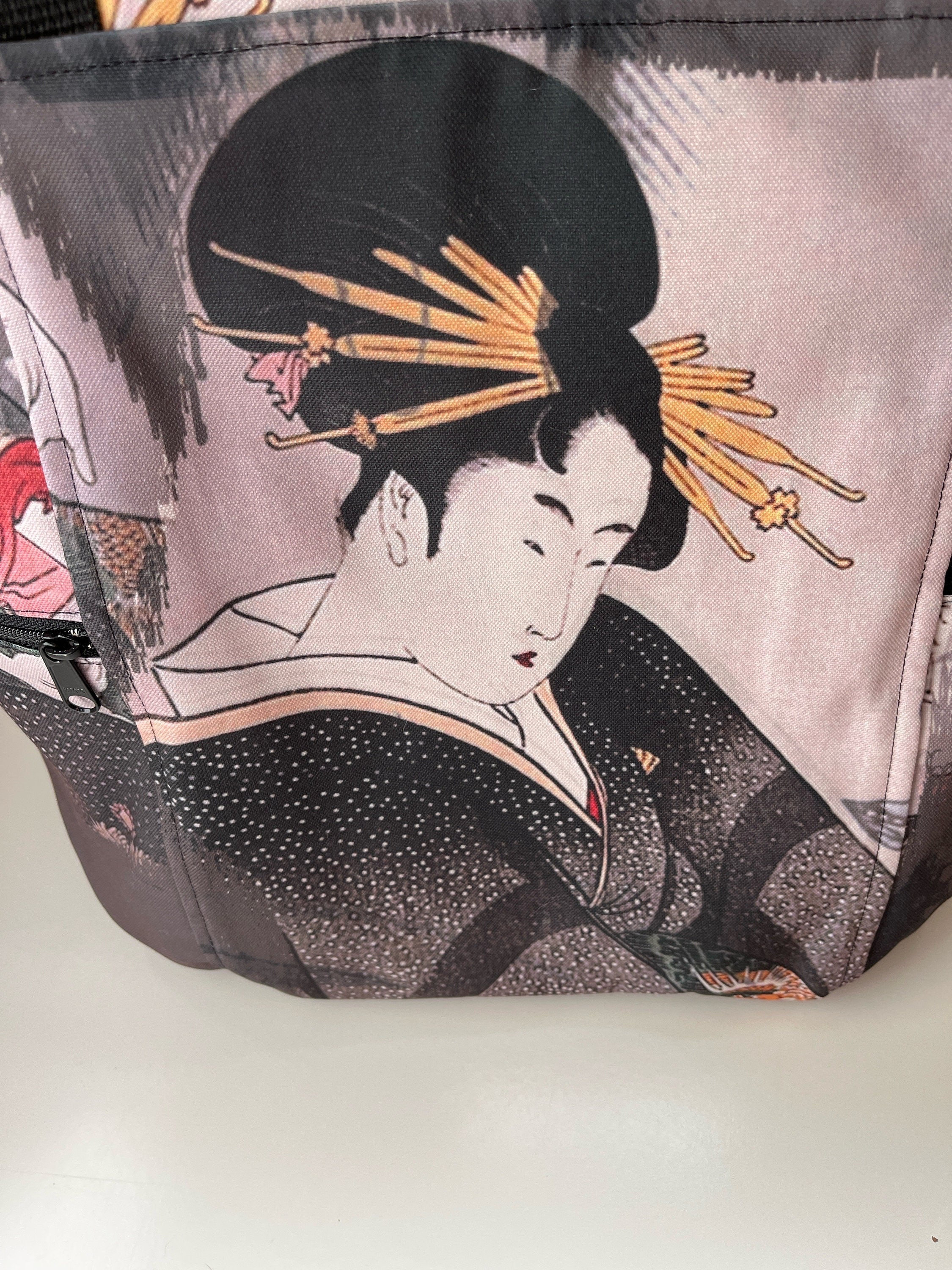 Elegant Lady Washable Tote Shopping Bag, view 3