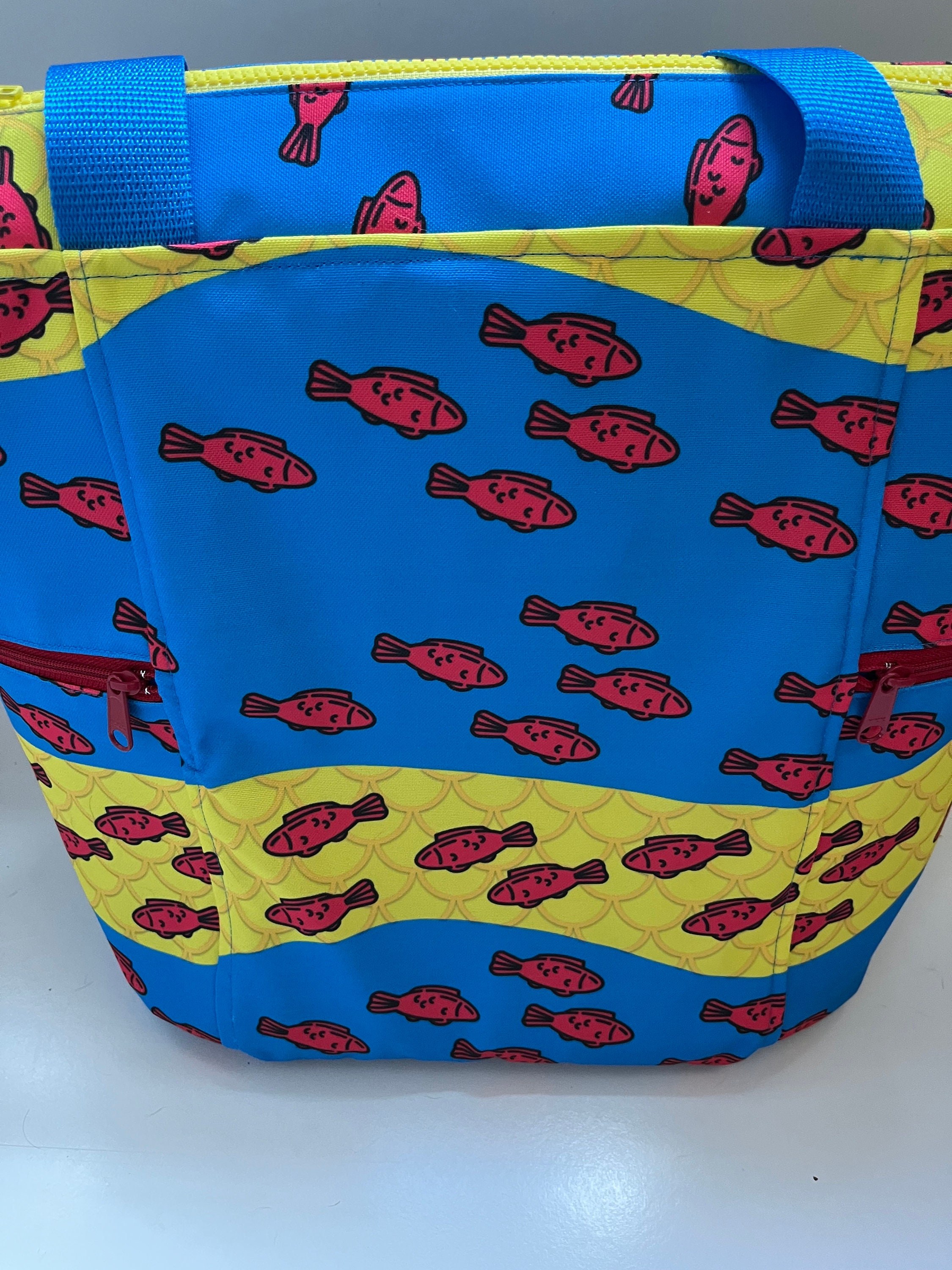 Swedish Swimmers Washable Tote Shopping Bag, view 2