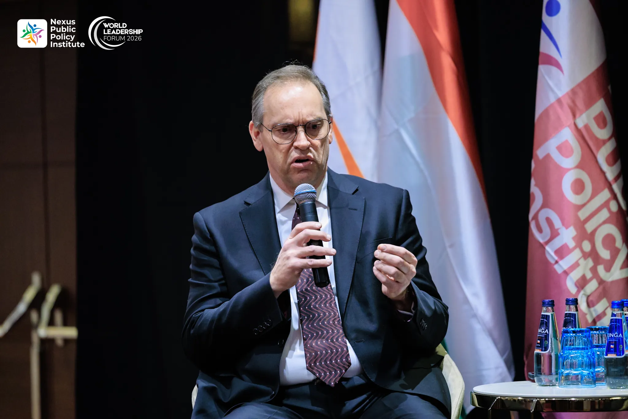 William C. Davis speaking at an event