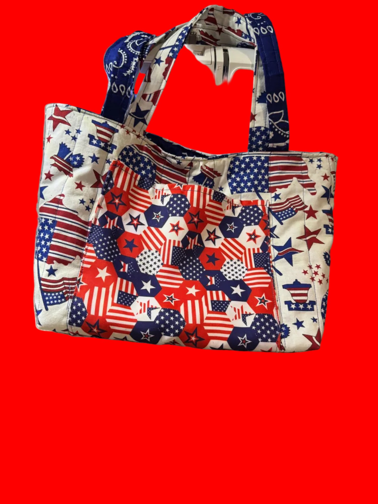Patriotic Tote Bag detail 2