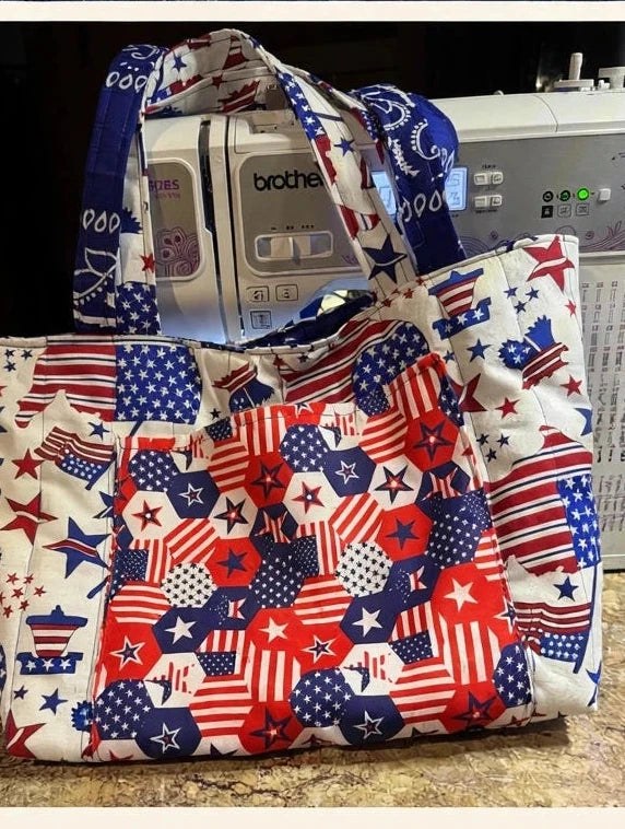 Patriotic Tote Bag detail 3