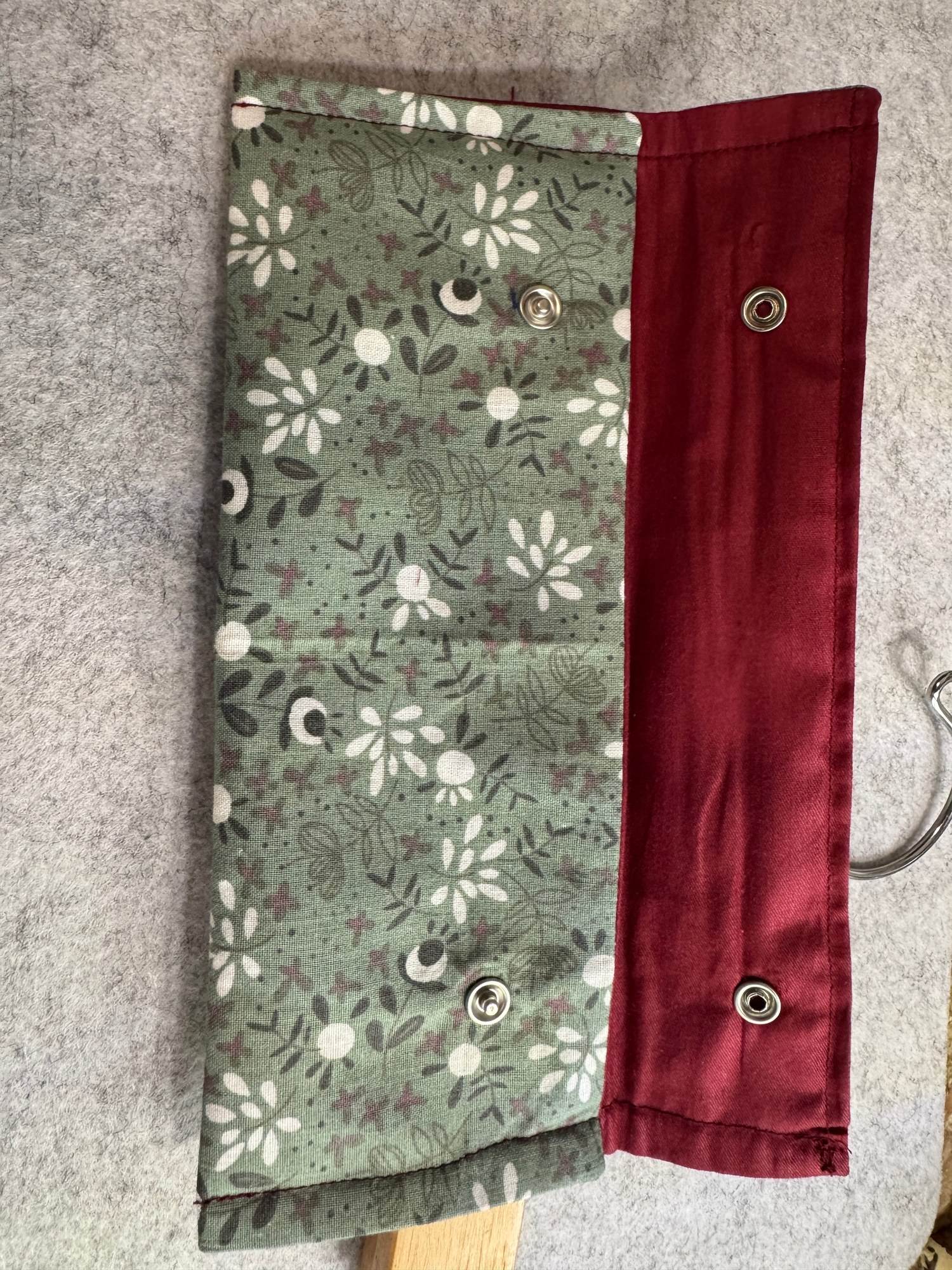Snap closure wallet