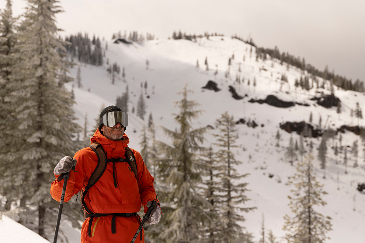 Ascent eyewear in outdoor mountain conditions