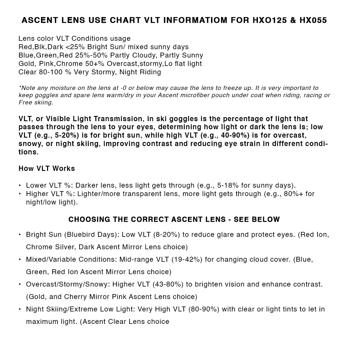 Replacement Lens for HX125 Roadtrip Goggles, product photo 8