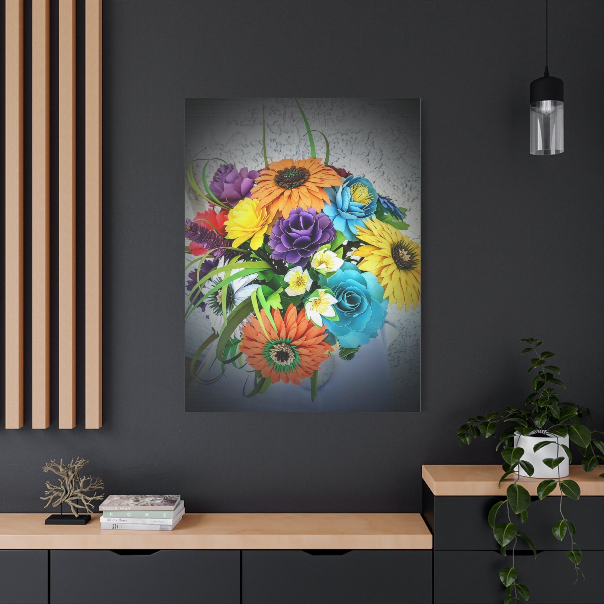 Canvas Art Print - 57 Amazing Flowers, view 1