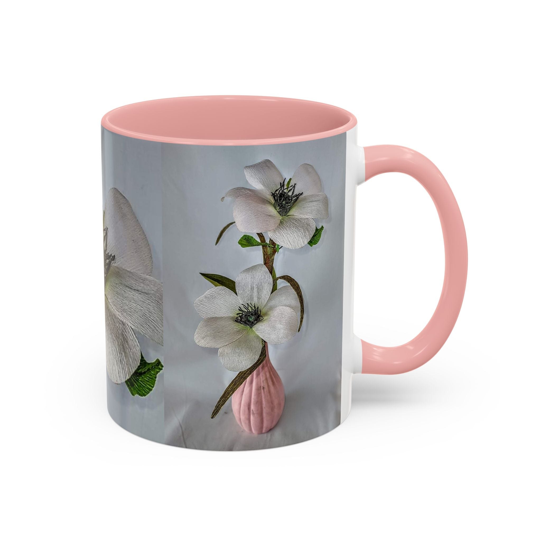Coffee Mug Pinky Panther White Flower, view 1