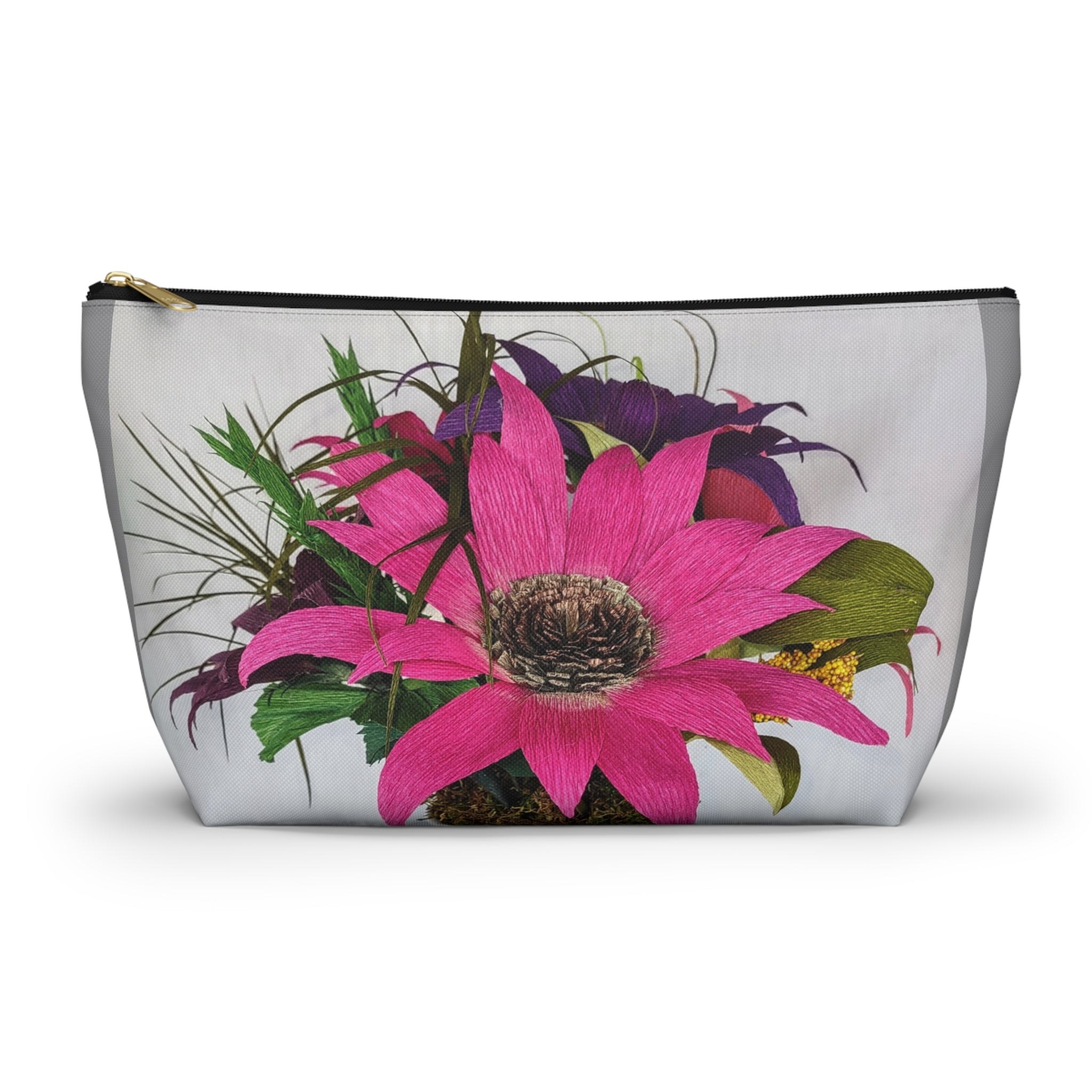 Makeup Pouch Sunflower's on vacation., view 1