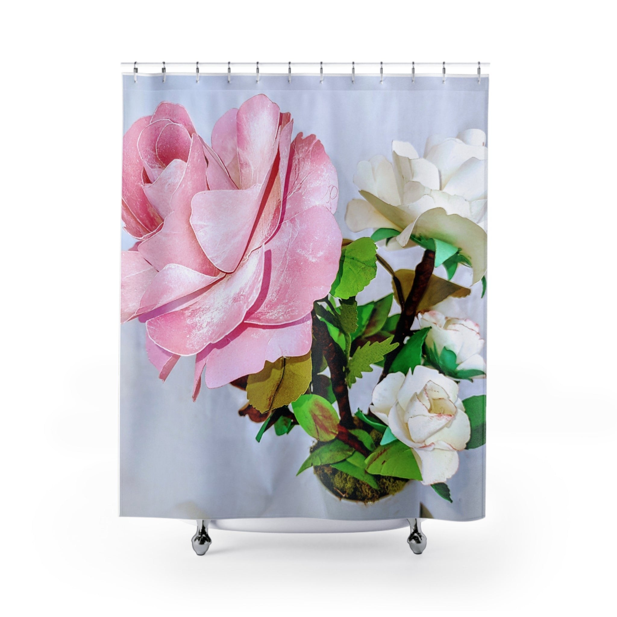 Shower Curtains Ruby Roses Love Collection, view 1